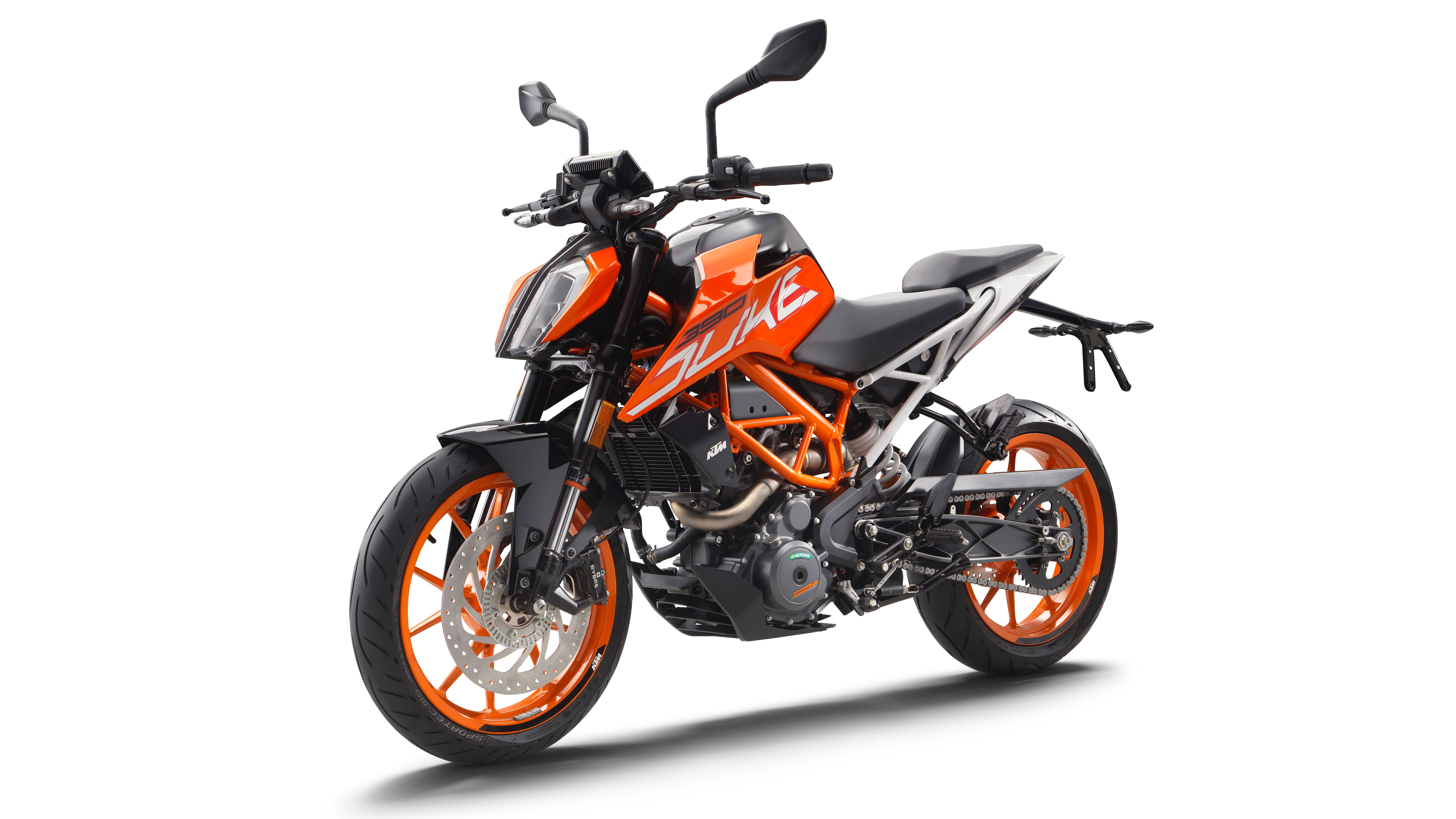4K, 2017, motorcycle, duke, naked, KTM 390 Duke, orange, black, HD, 5K, HD Wallpaper