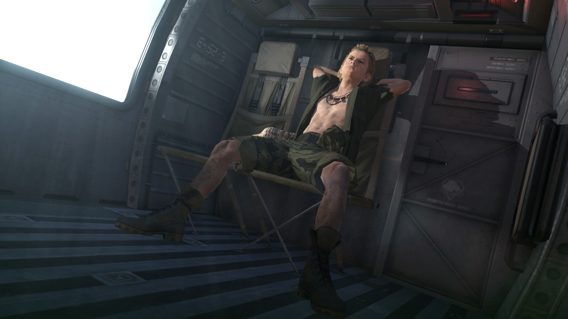 Flat Belly, liquid snake, Metal Gear Solid V: The Phantom Pain, Belly, 1080P, HD Wallpaper