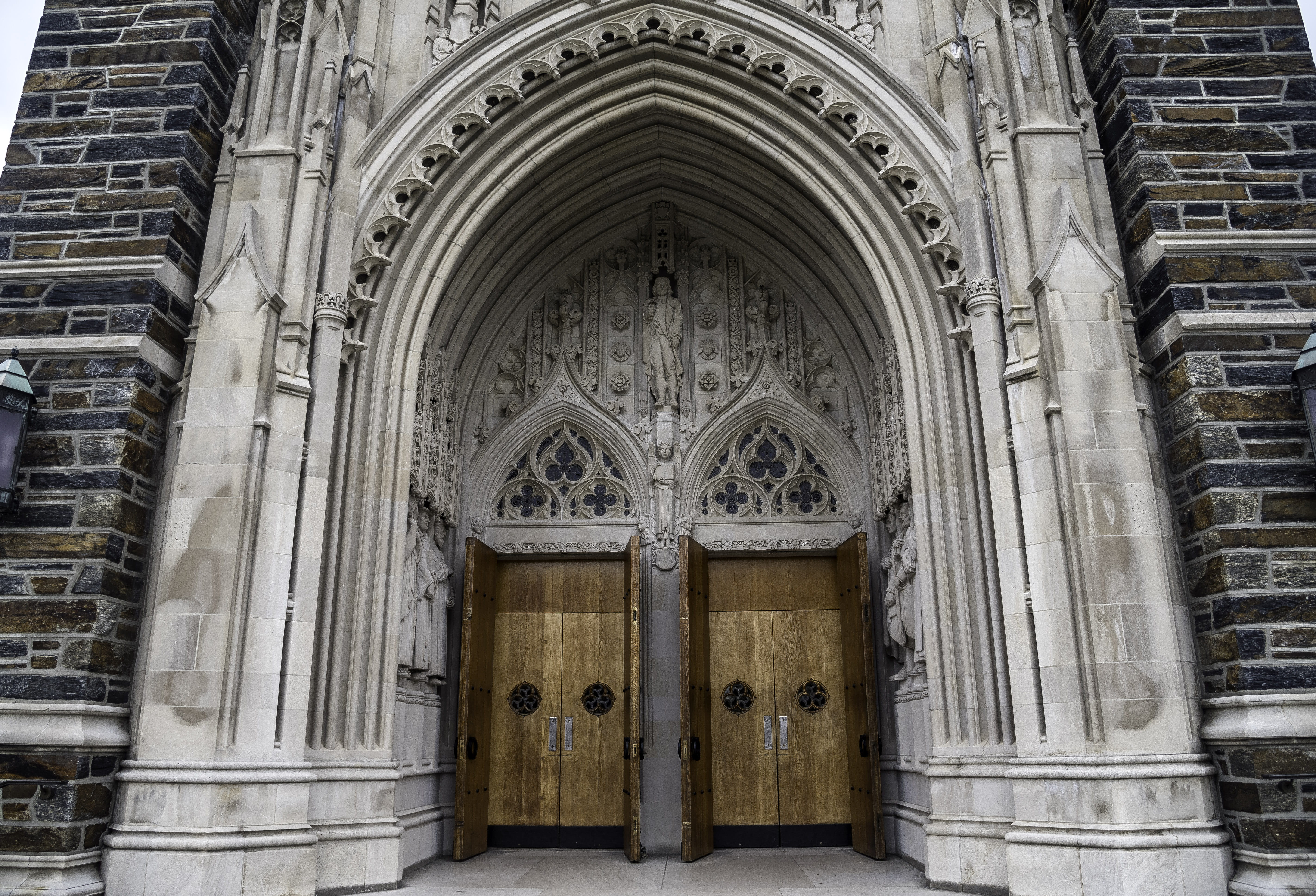 public domain, North Carolina, history, architecture, architectural column, Duke Chapel, north carolina, religion, Door, arch, Cathedral, building Exterior, HD Wallpaper