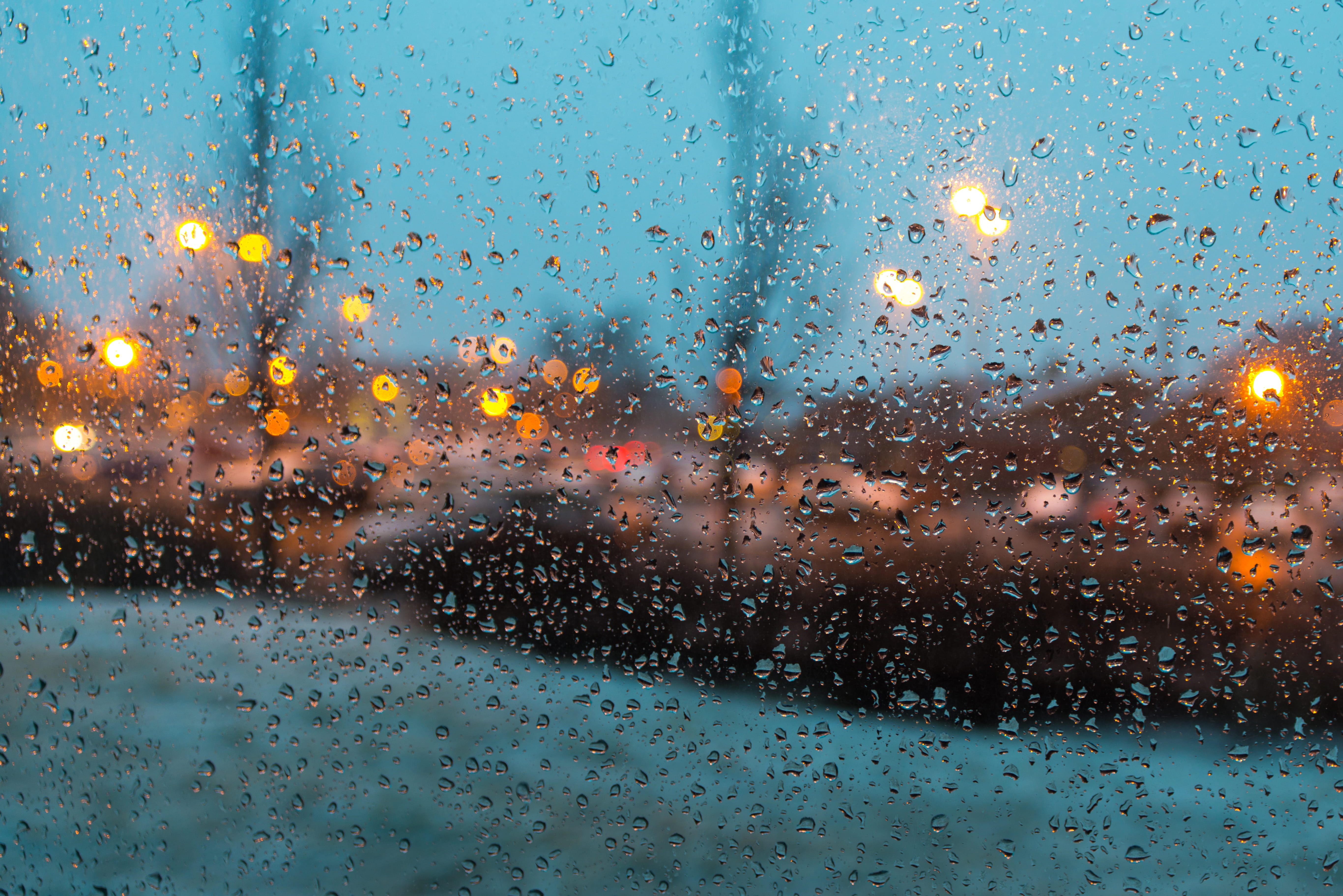 5K, sky, glass - material, drop, city, rainy, transparent, united kingdom, raindrop, wet, indoors, durham, no people, window, nature, light, car, full frame, HD Wallpaper