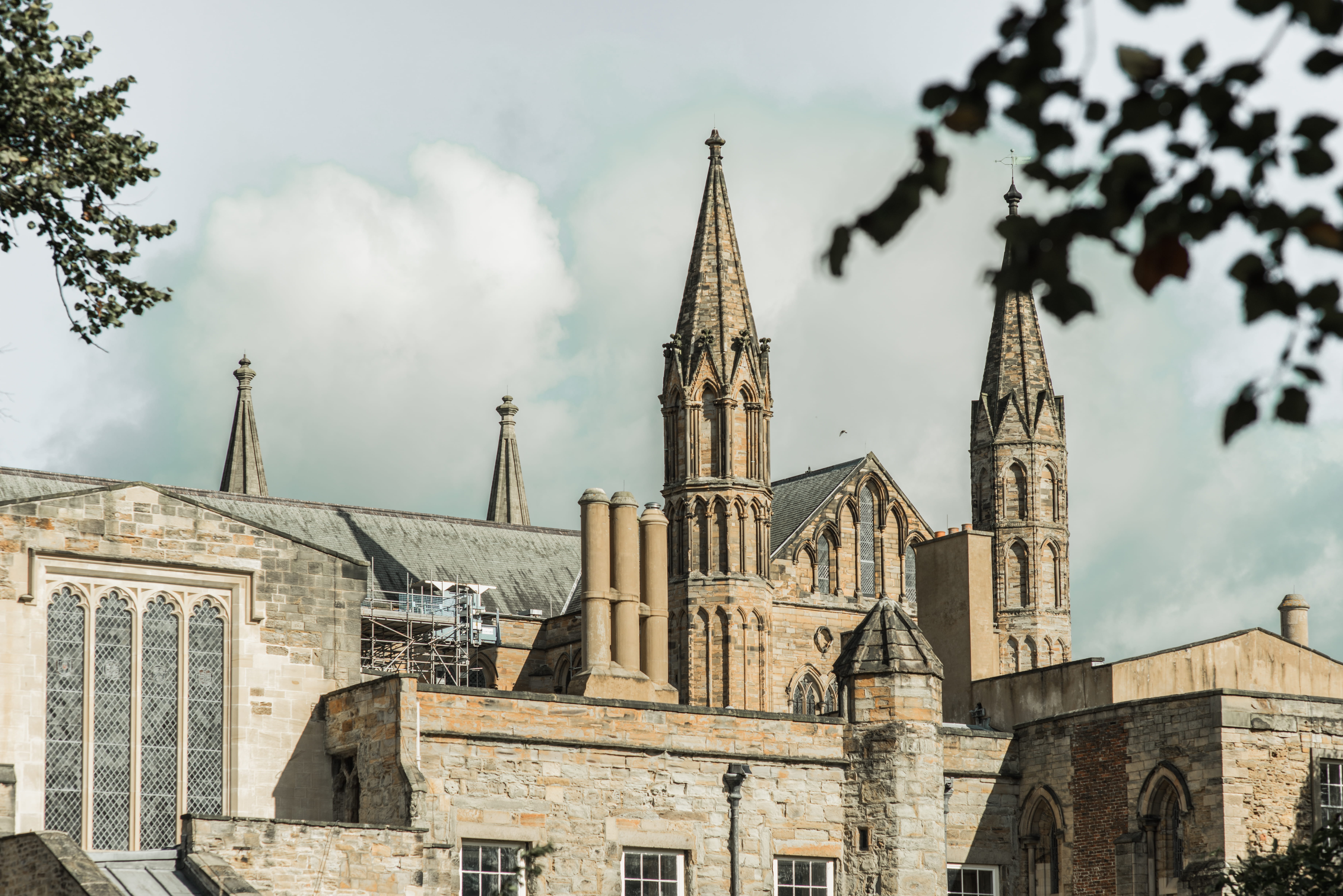 built structure, cathdral, history, no people, architecture, outdoors, belief, place of worship, city, the past, nature, church, religion, sky, spire, 5K, HD Wallpaper