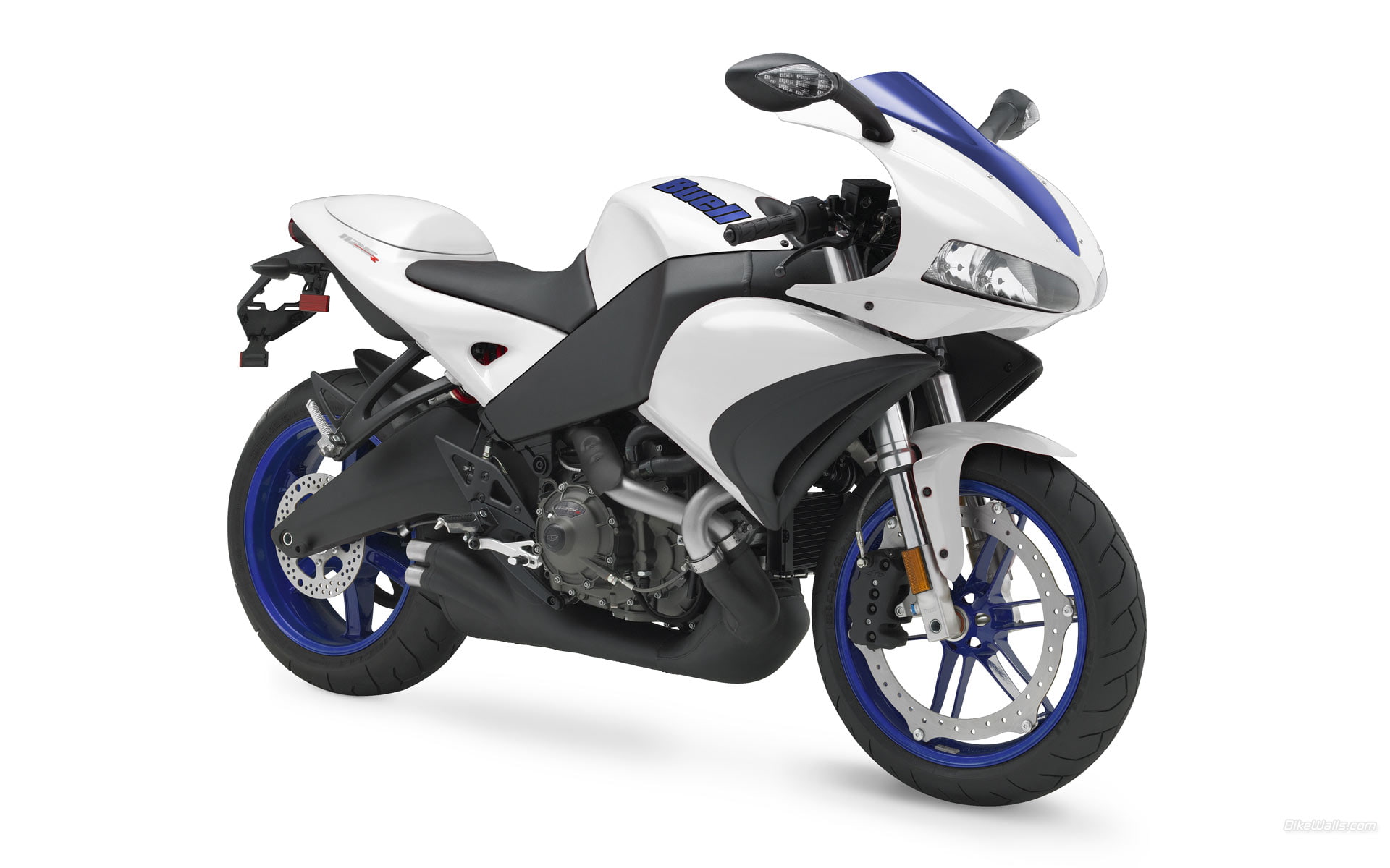 r, white, 2009, bike, sports, buell, 1080P, blue, 1125r, HD Wallpaper