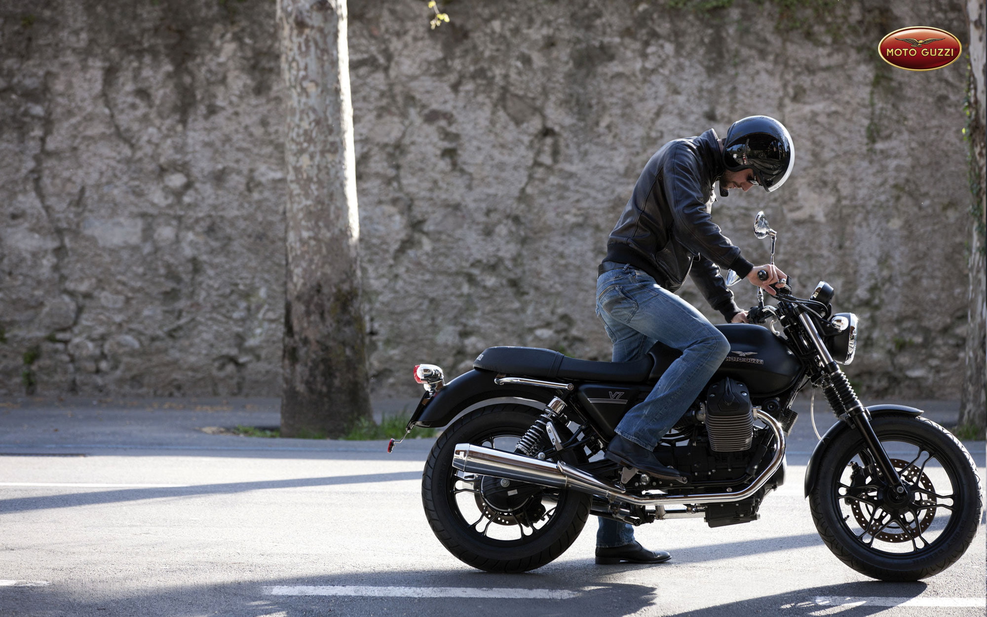 guzzi, v 7, stone, 1080P, 2013, moto, HD Wallpaper