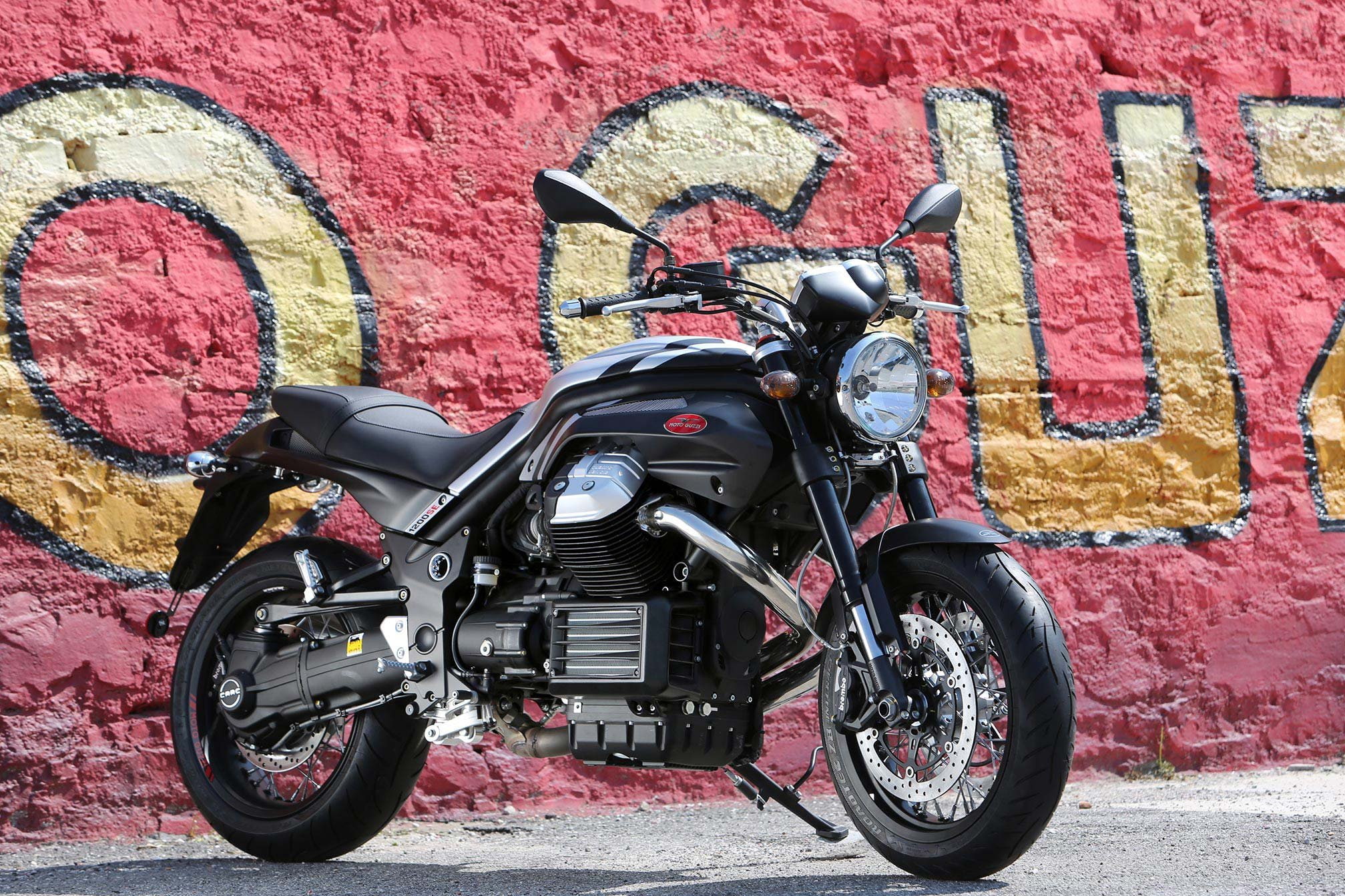 moto, 8vse, 1080P, 2015, griso, guzzi, HD Wallpaper