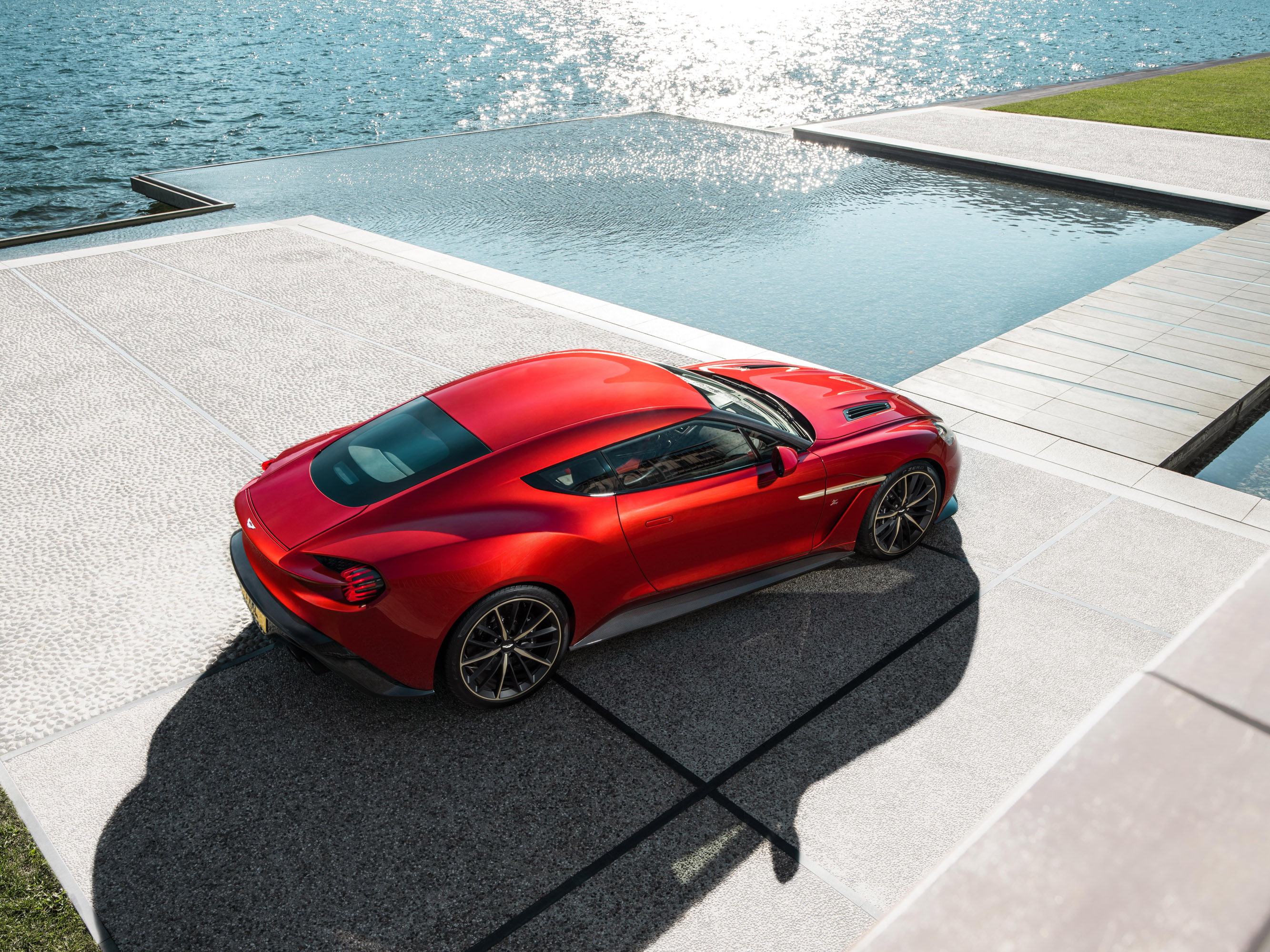 Side View, Vanquish Zagato, 2017 Cars, 2K, Aston Martin, HD Wallpaper