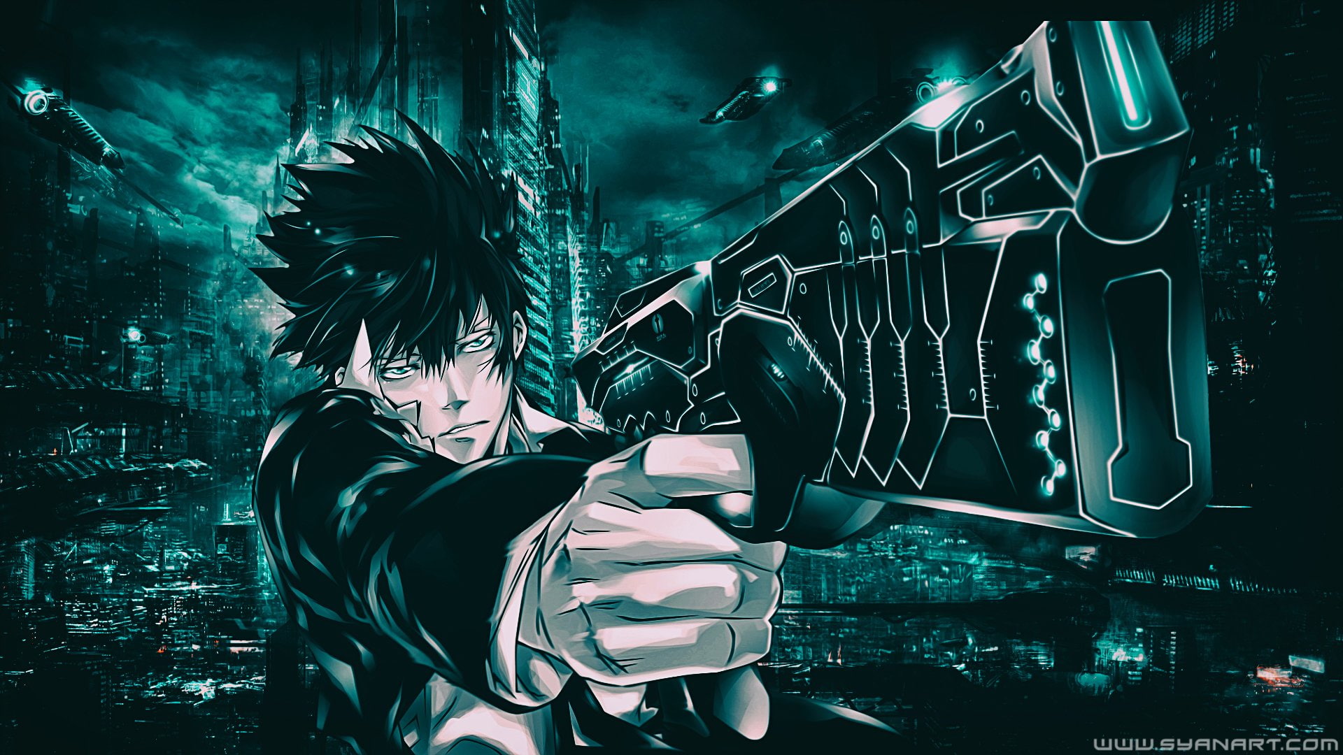 Psycho-Pass, Anime, Shinya Kogami, 1080P, HD Wallpaper