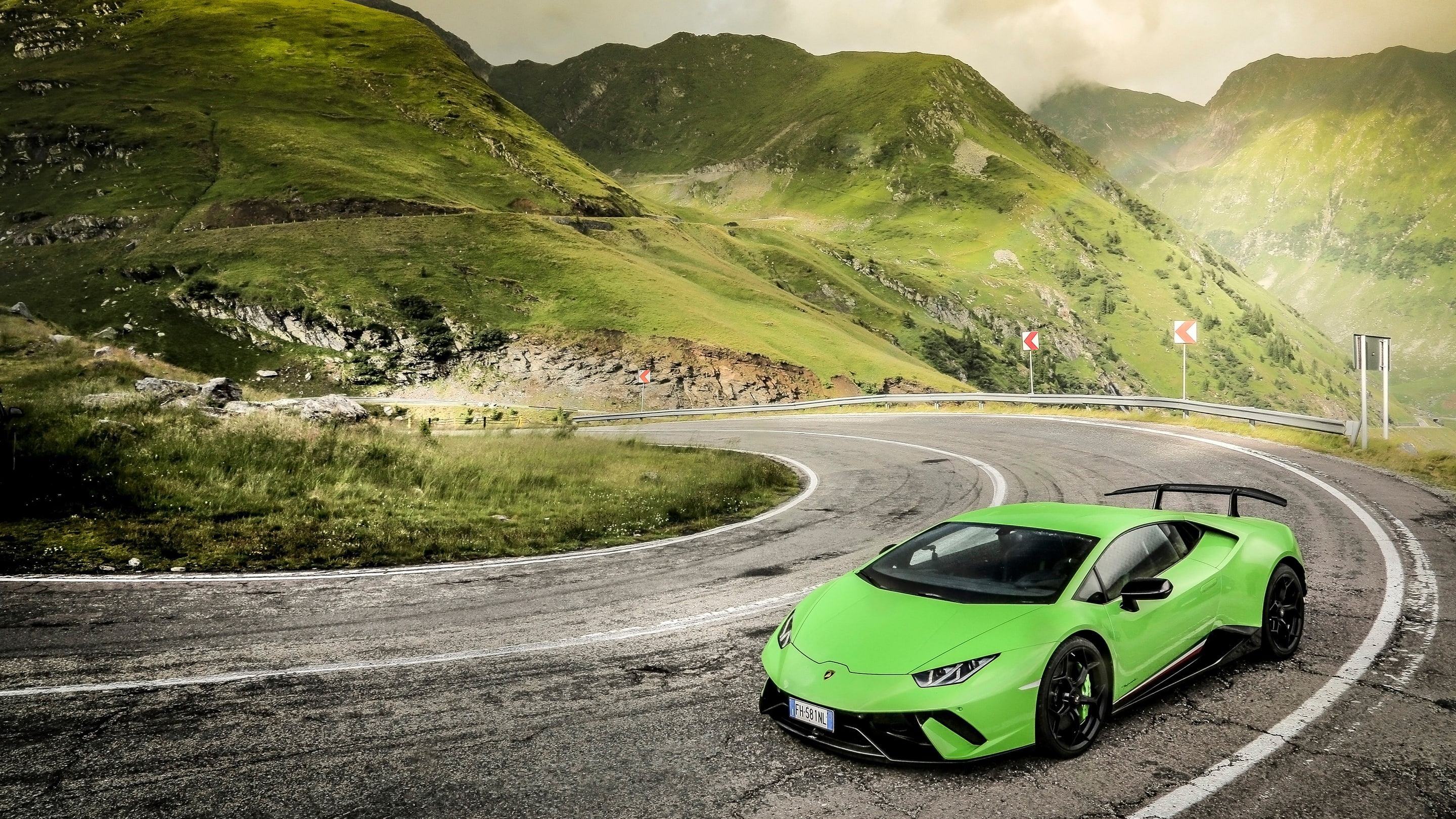 Huracans, Transfagarasan, 2017, 2K, Lamborghini, HD Wallpaper