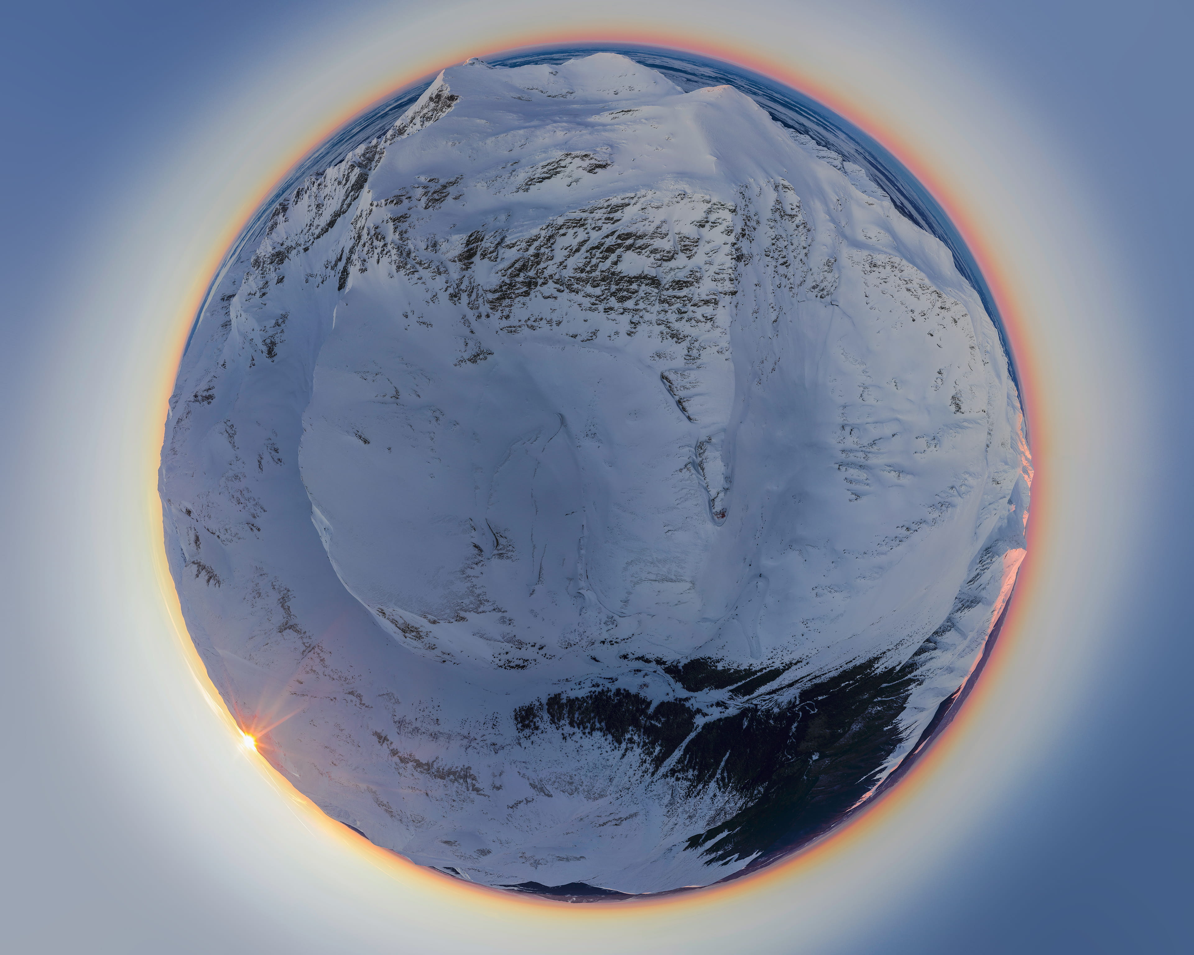no people, snow, planet, 4K, night, romania, tinyplanet, winter, environment, balea, comuna arefu, moon, space, scenics - nature, outdoors, astronomy, HD Wallpaper