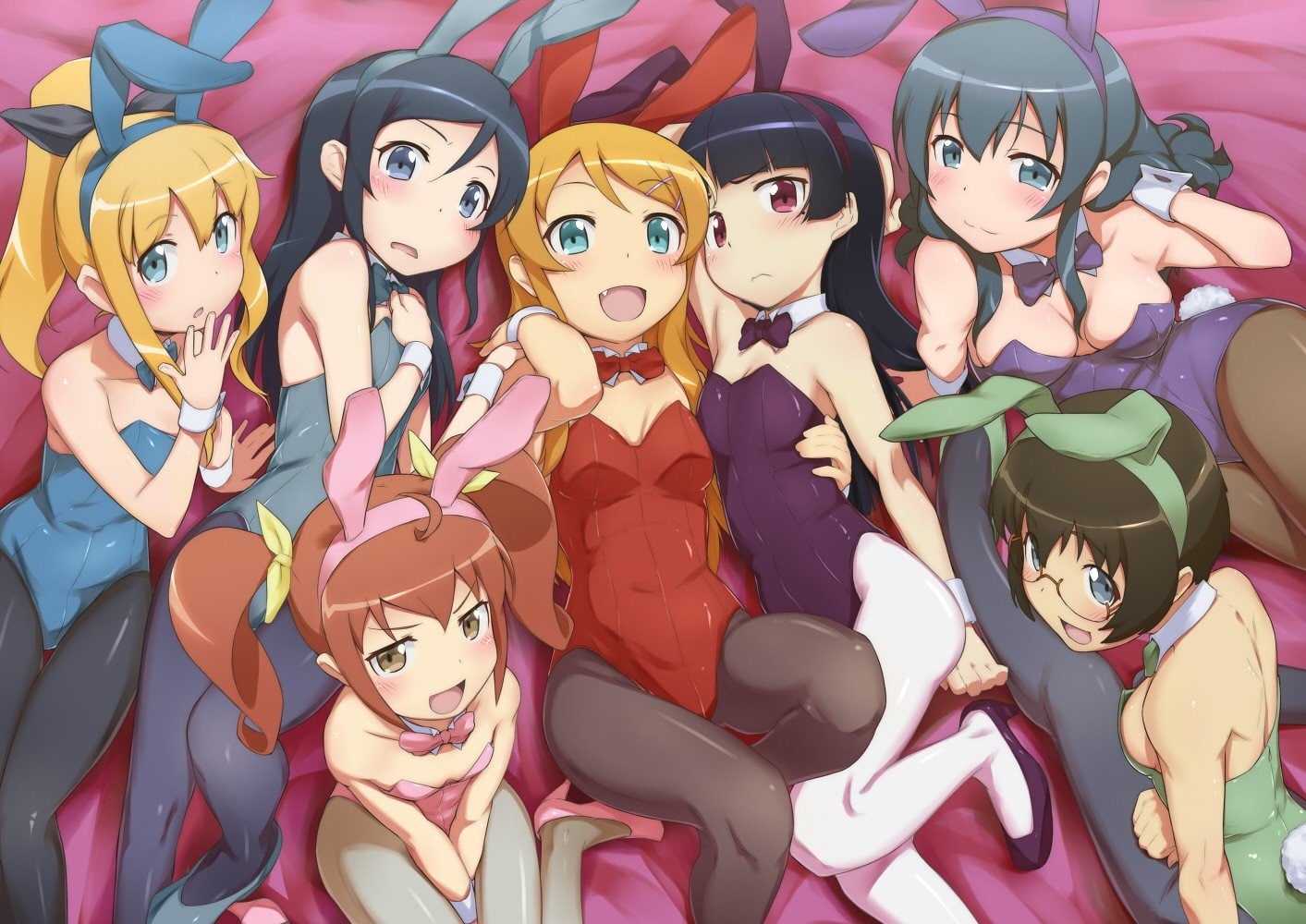 720P, variation, human representation, Kurusu Kanako, large group of objects, no people, creativity, high angle view, retail, choice, male likeness, Kousaka Kirino, HD Wallpaper