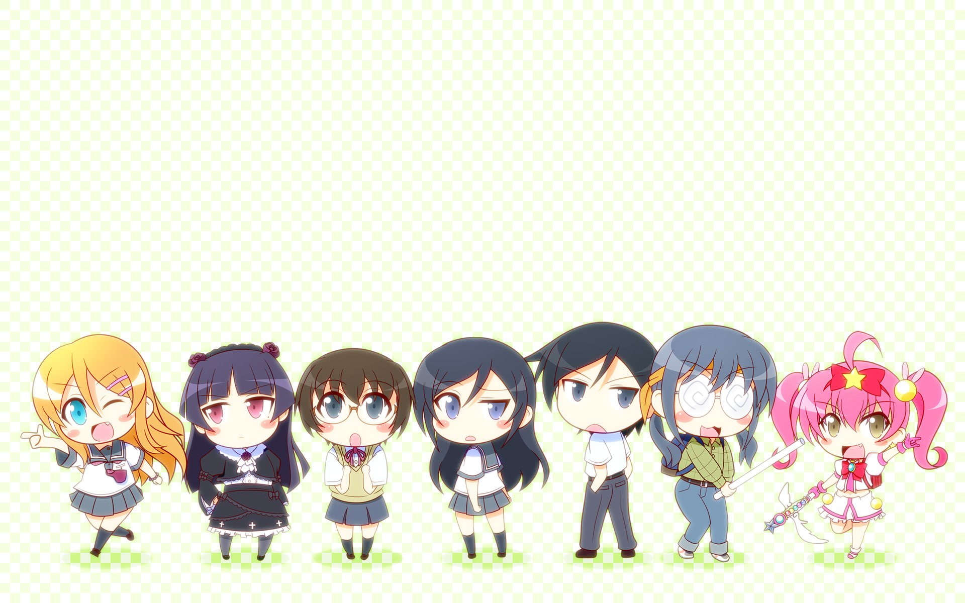 aragaki, imouto, kyousuke, kurusu, nai, kawaii, makishima, kanako, saori, ayase, tamura, ruri, wake, kirino, meganekko, konna, manami, gokou, kousaka, ore, HD Wallpaper