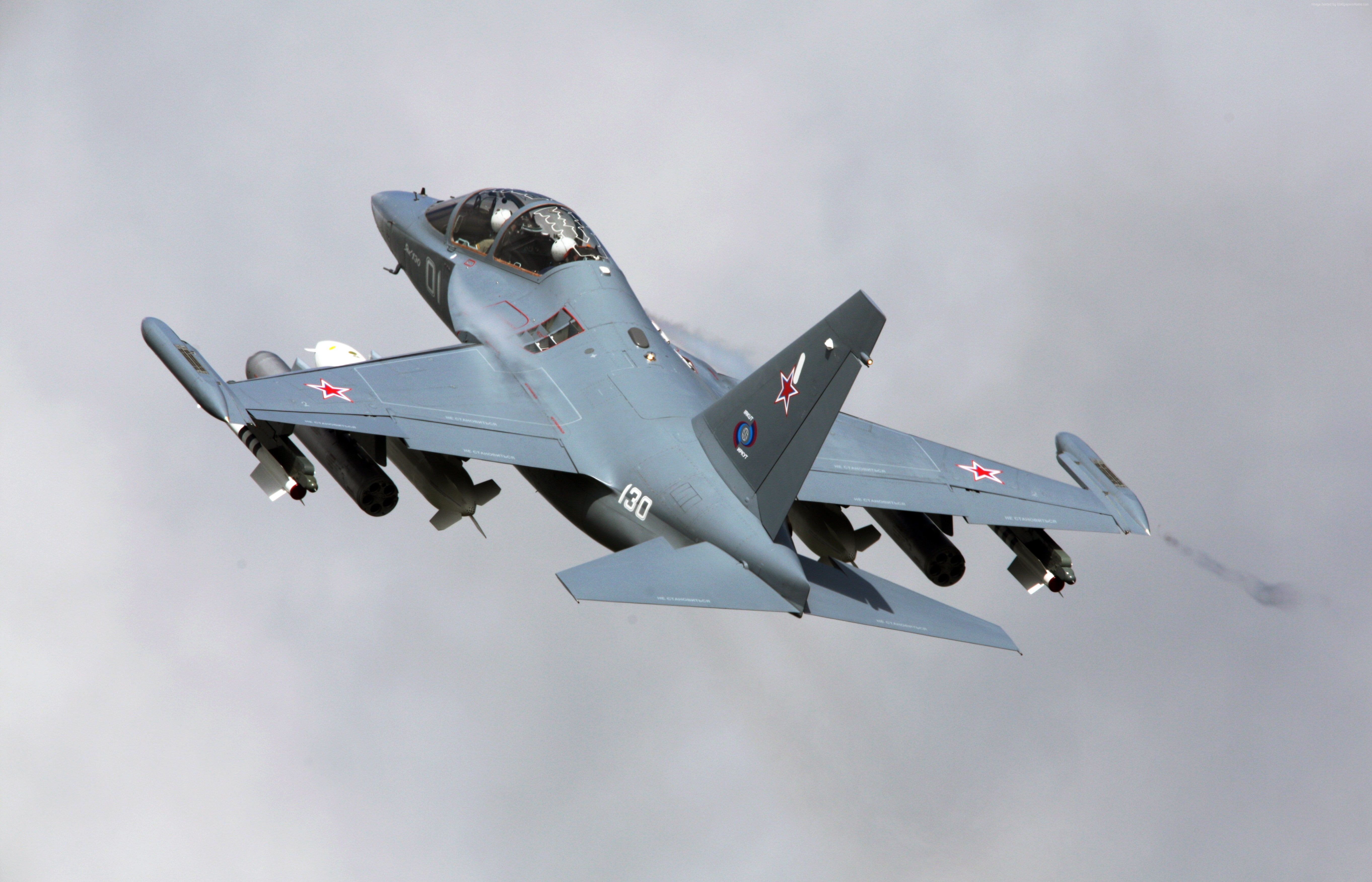 Russian Army, Yak-130, 5K, attack aircraft, HD Wallpaper