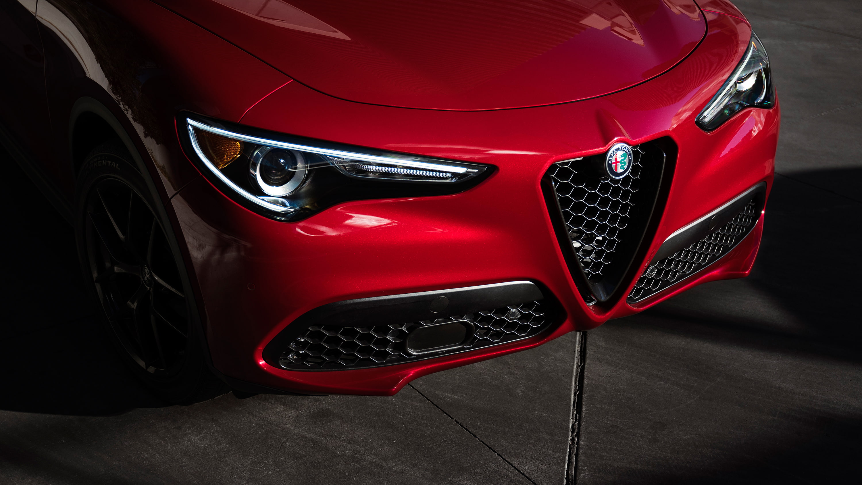 Stelvio, Nero, Romeo, Alfa, Edizione, 2K, 2018, HD Wallpaper