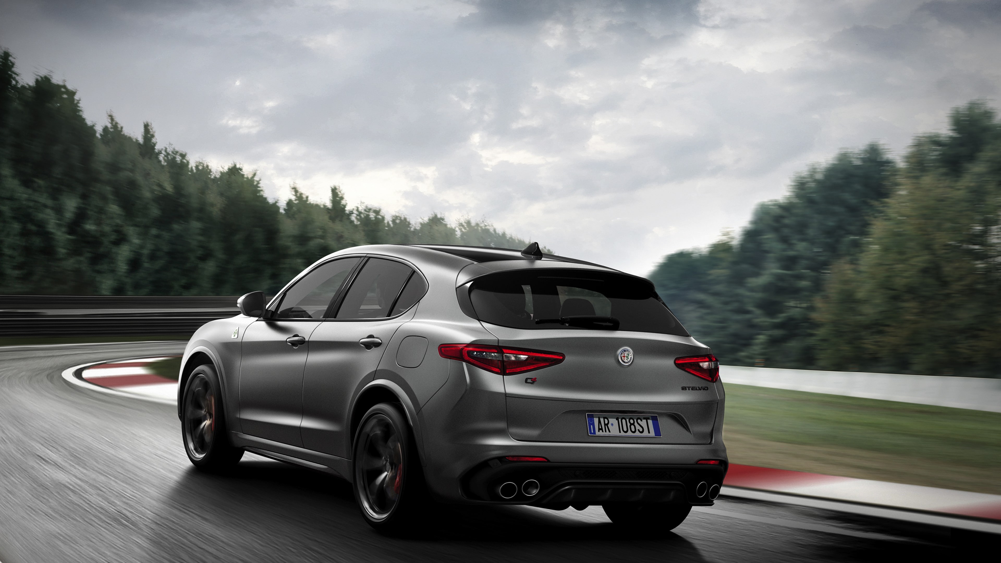Alfa Romeo Stelvio Quadrifoglio, 4K, 4K, 2018 Cars, HD Wallpaper