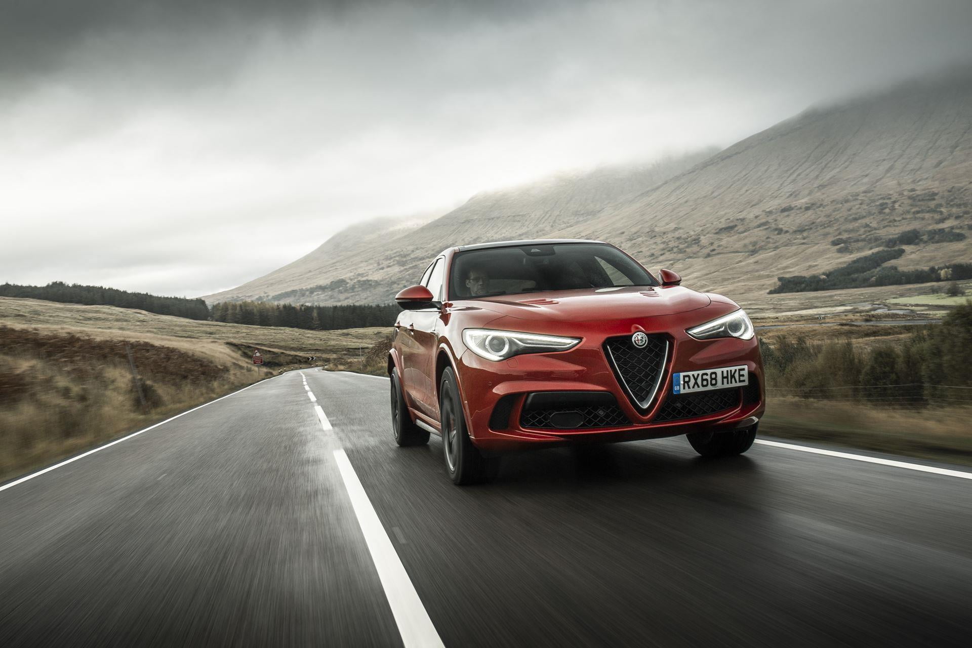 stelvio, 1080P, car, romeo, quadrifoglio, alfa, HD Wallpaper