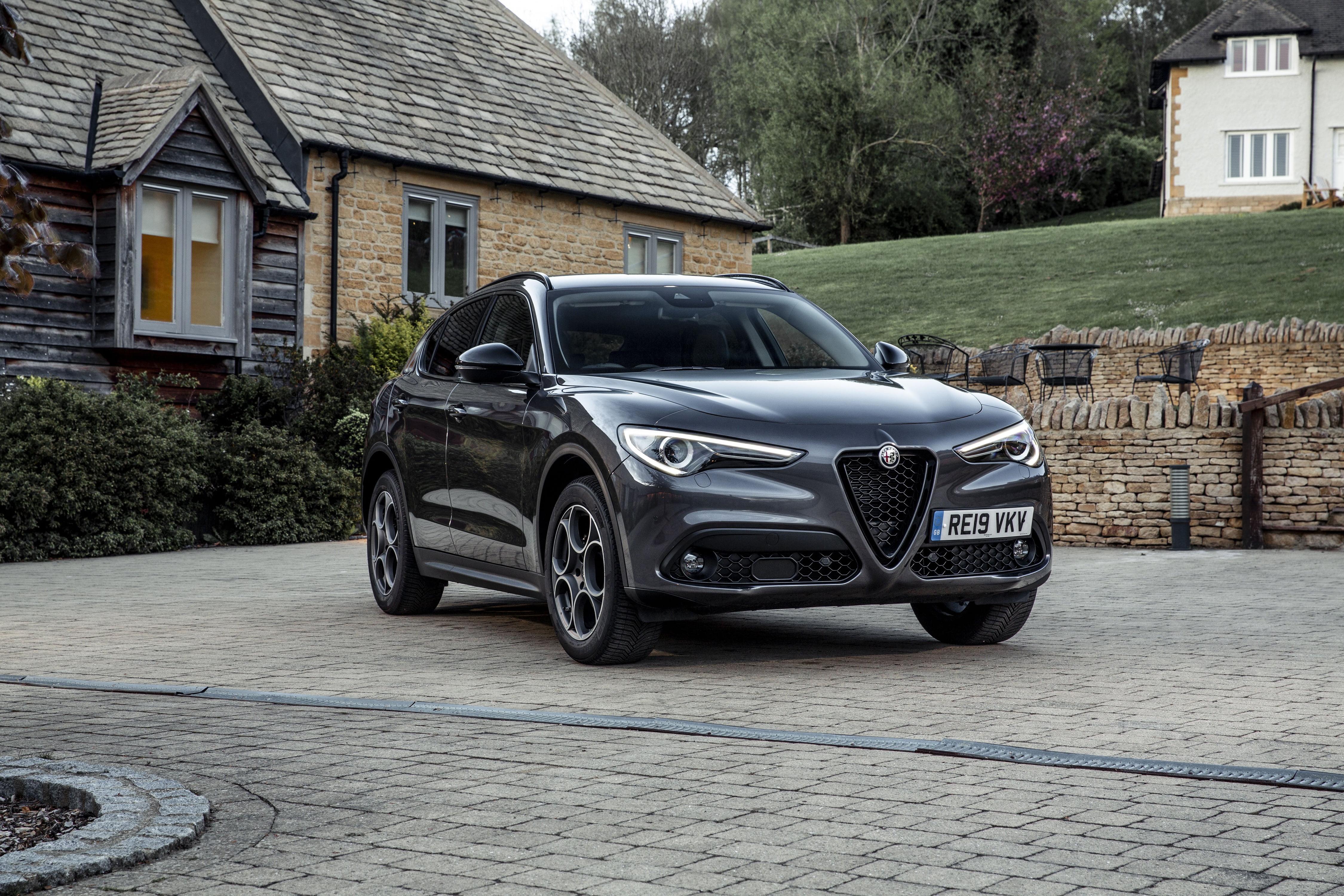 Alfa Romeo, Stelvio, Edition, 4K, Nero, HD Wallpaper