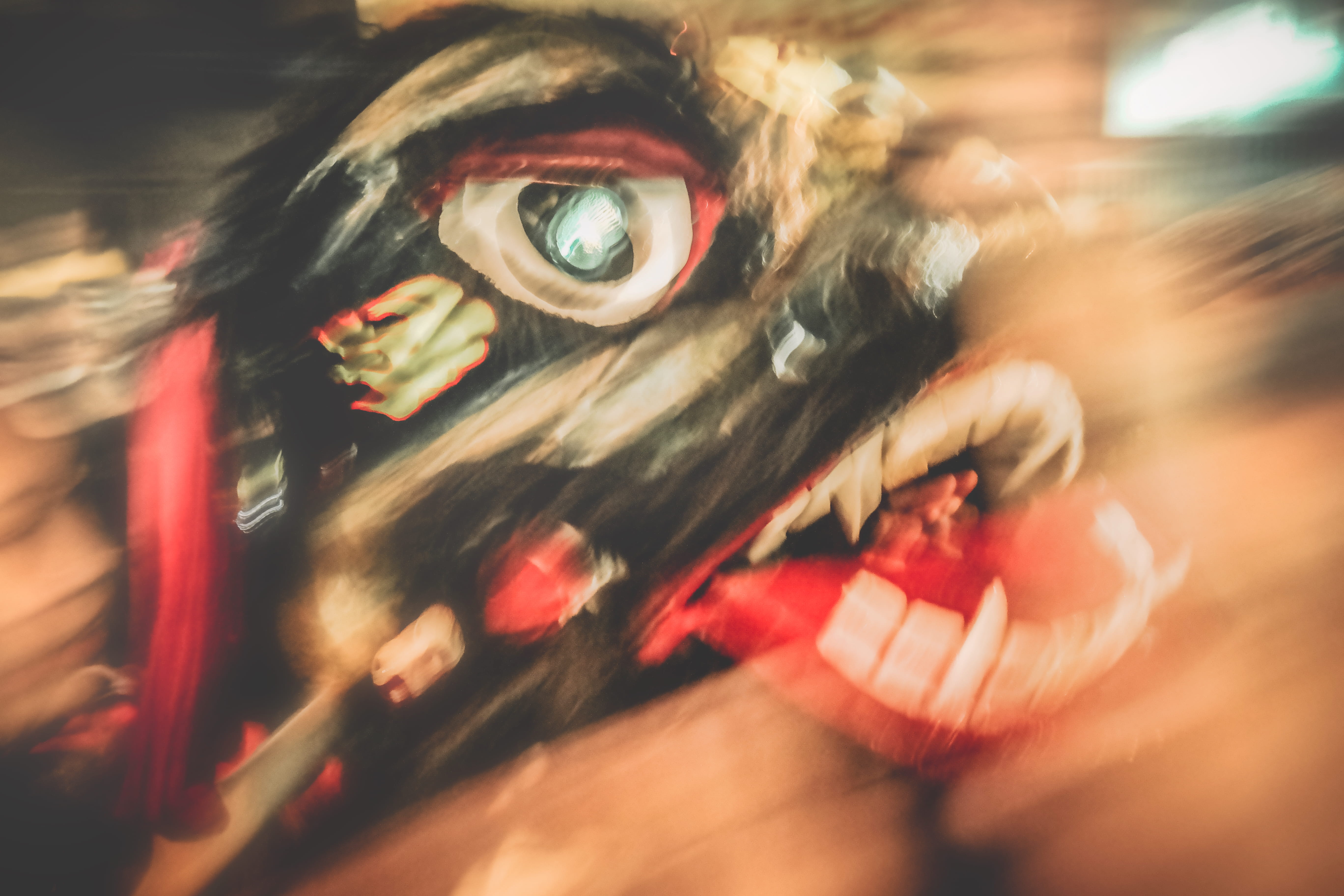 leisure activity, art, indonesia, lion, one person, legend of zelda, lifestyles, modern art, barongsai, human, body part, headshot, adult, human body part, HD Wallpaper