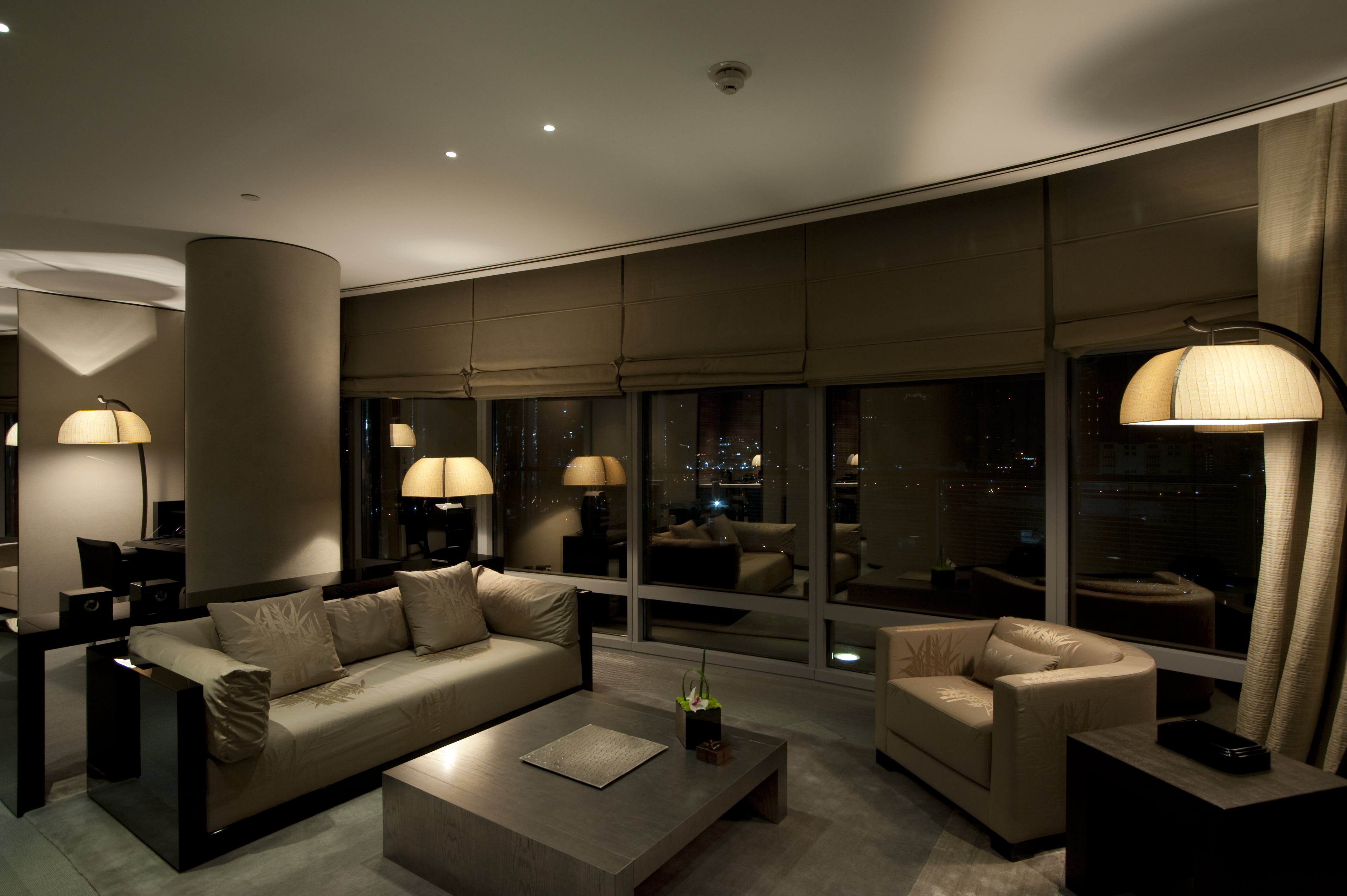 brown, modern, lifestyles, electric Lamp, decoration, domestic Room, white, home, built structure, 4K, living Room, no People, indoors, home Showcase Interior, HD Wallpaper