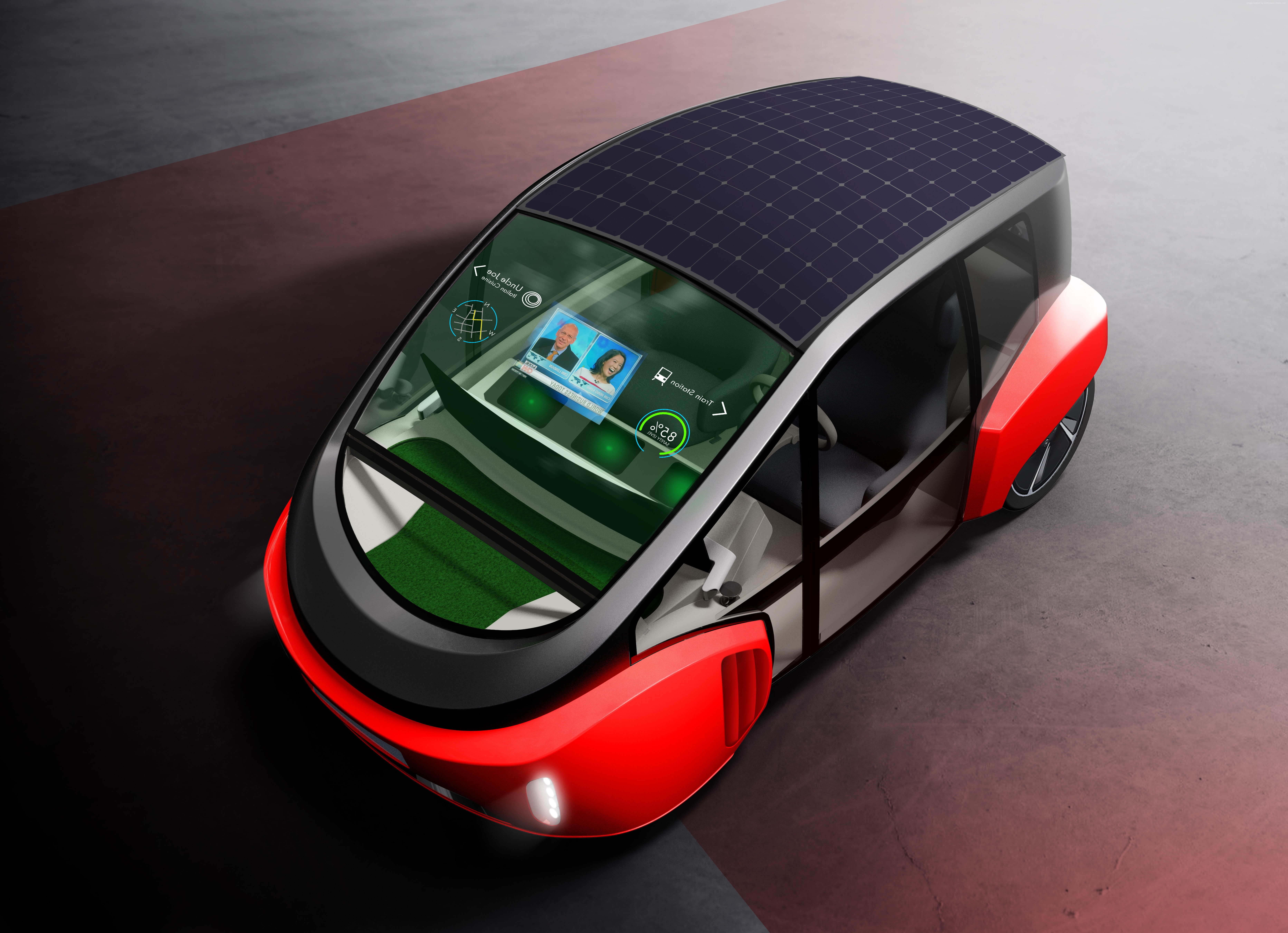 5K, CES 2017, self-driving, Rinspeed Oasis, HD Wallpaper
