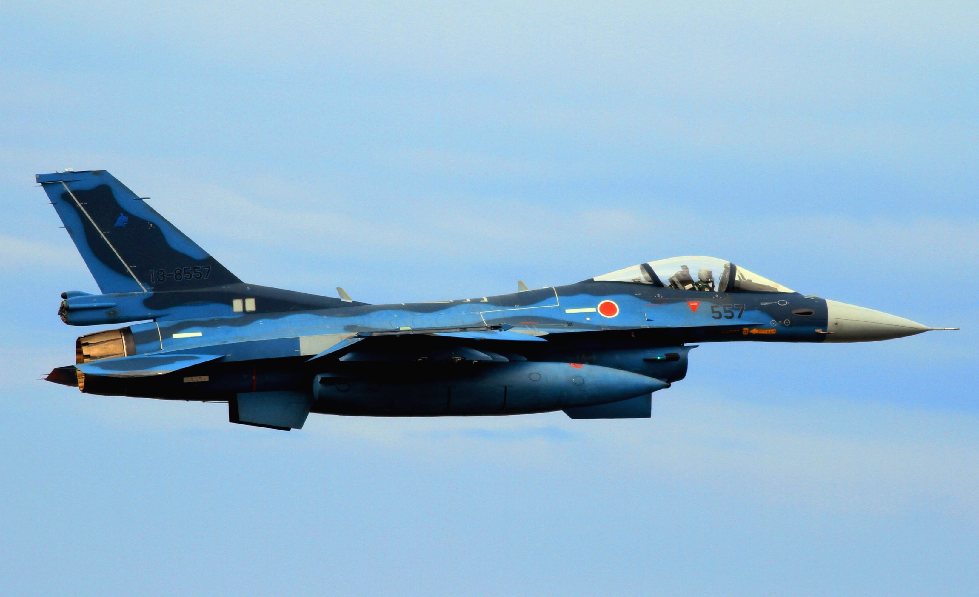 military, The air defense forces of Japan, Aircarft, single object, plane, Support, Fighter-bomber, no people, air vehicle, fighter, clear sky, side view, HD Wallpaper