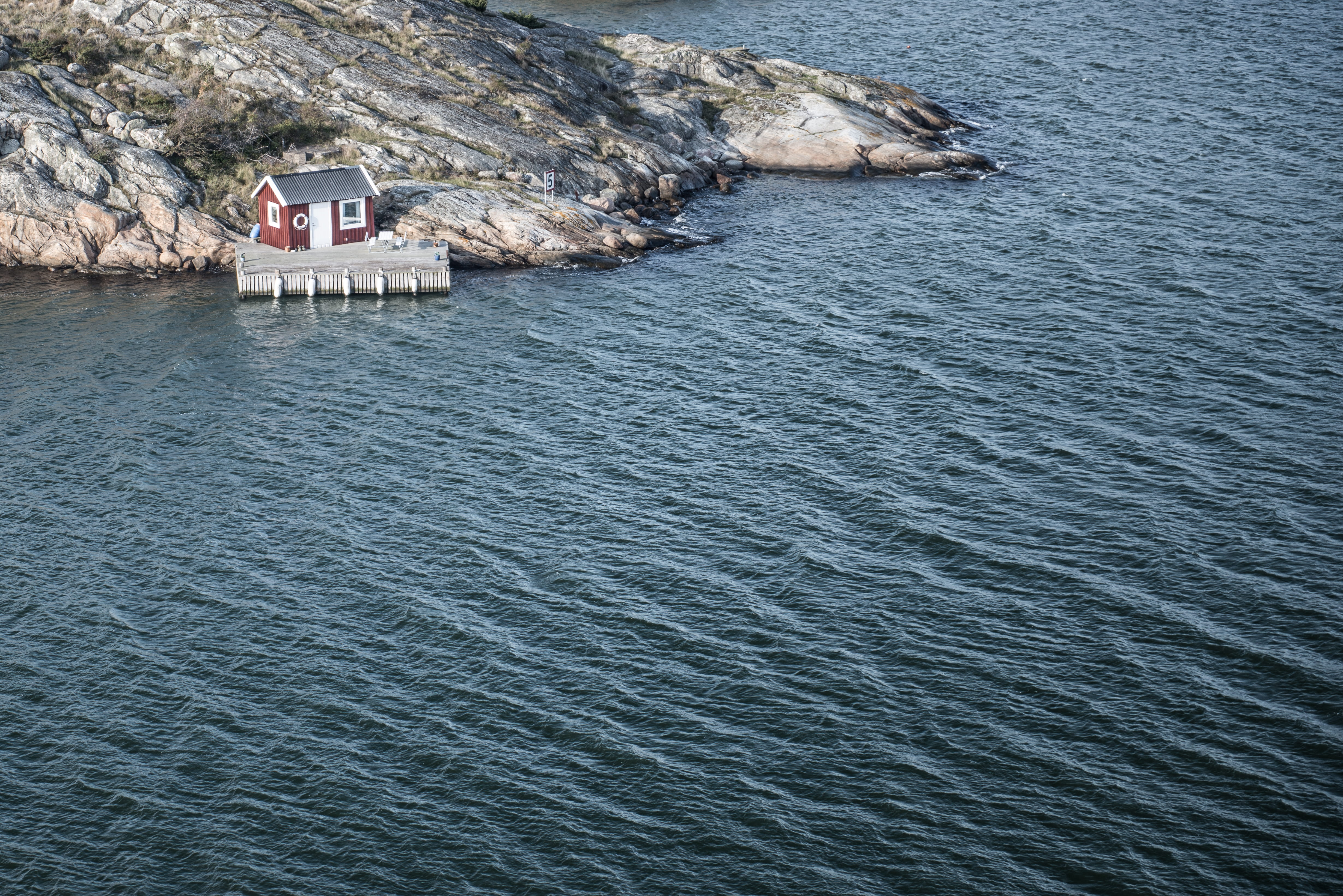 waterfront, outdoors, island, rivo, göteborg, high angle view, architecture, sea, no people, built structure, pier, 4K, rock, rippled, rock - object, water, HD Wallpaper
