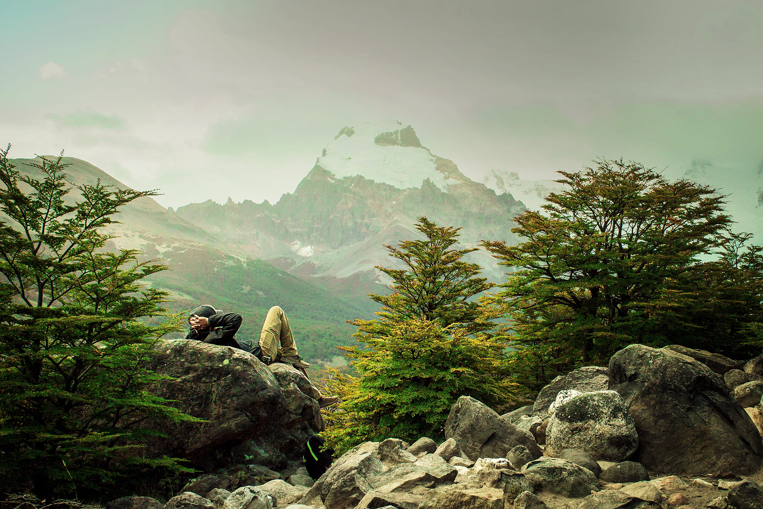 tranquility, forest, growth, plant, day, non-urban scene, 1080P, tranquil scene, beauty in nature, mountain peak, mountains, formation, sky, mountain, HD Wallpaper