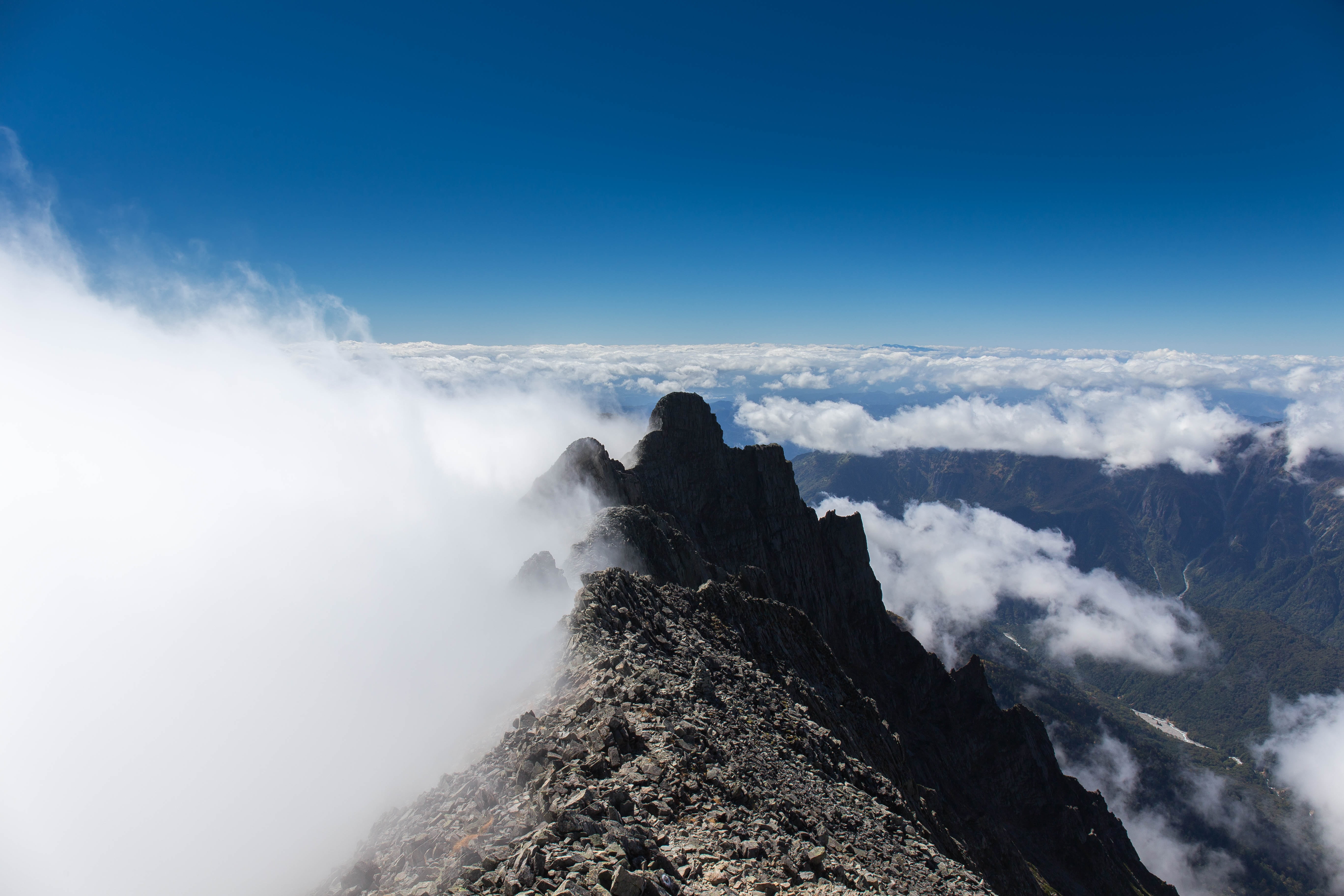 horizon, beauty in nature, outdoors, hiking, cloud, nature, landscape, rock, gendarme, scenics - nature, power in nature, tranquil scene, scenics, non-urban scene, HD Wallpaper