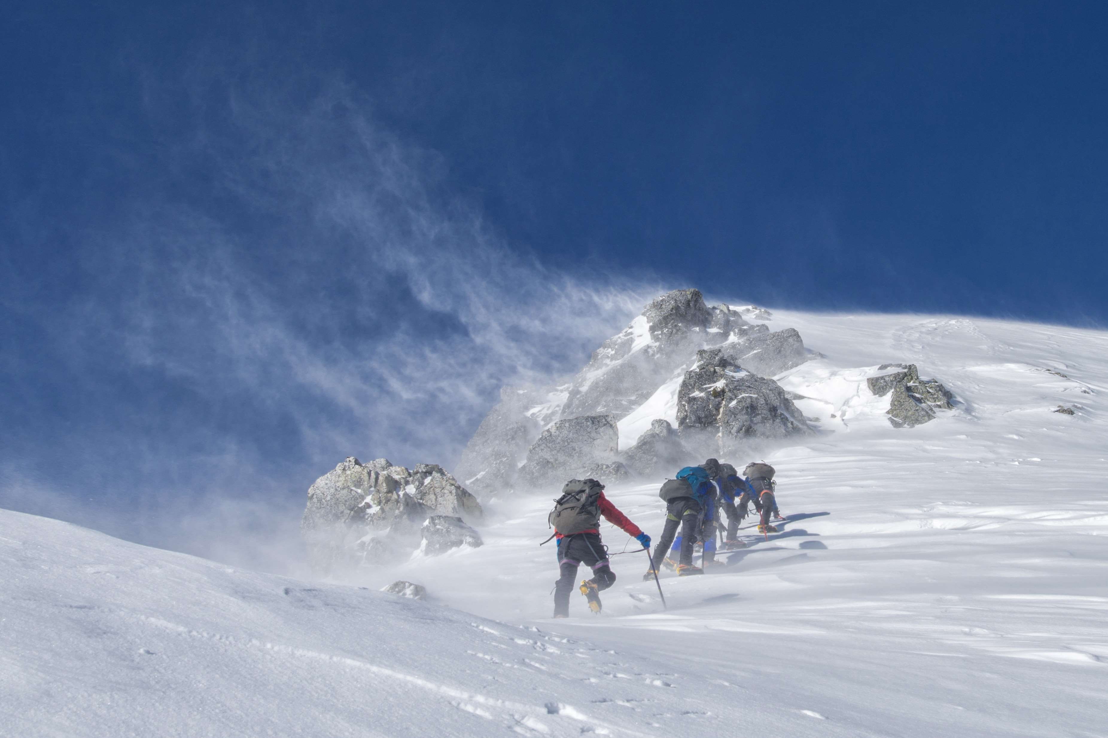 winter mountain, landscape, leisure activity, mountain, vacations, two people, outdoors, snow, nature, warm clothing, northern alps, motion, sport, scenics - nature, HD Wallpaper
