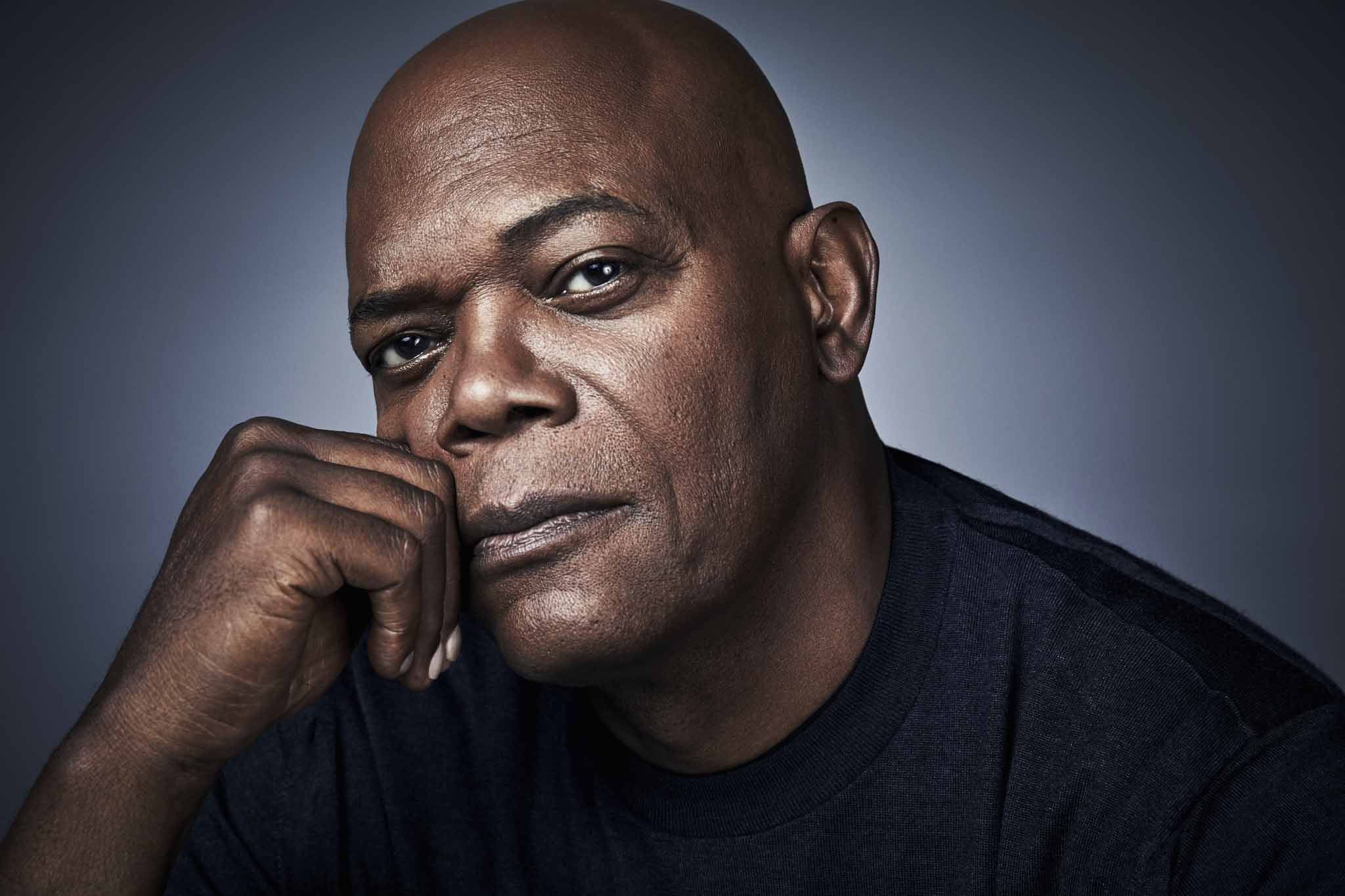 pose, look, Samuel L. Jackson, 1080P, actor, HD Wallpaper