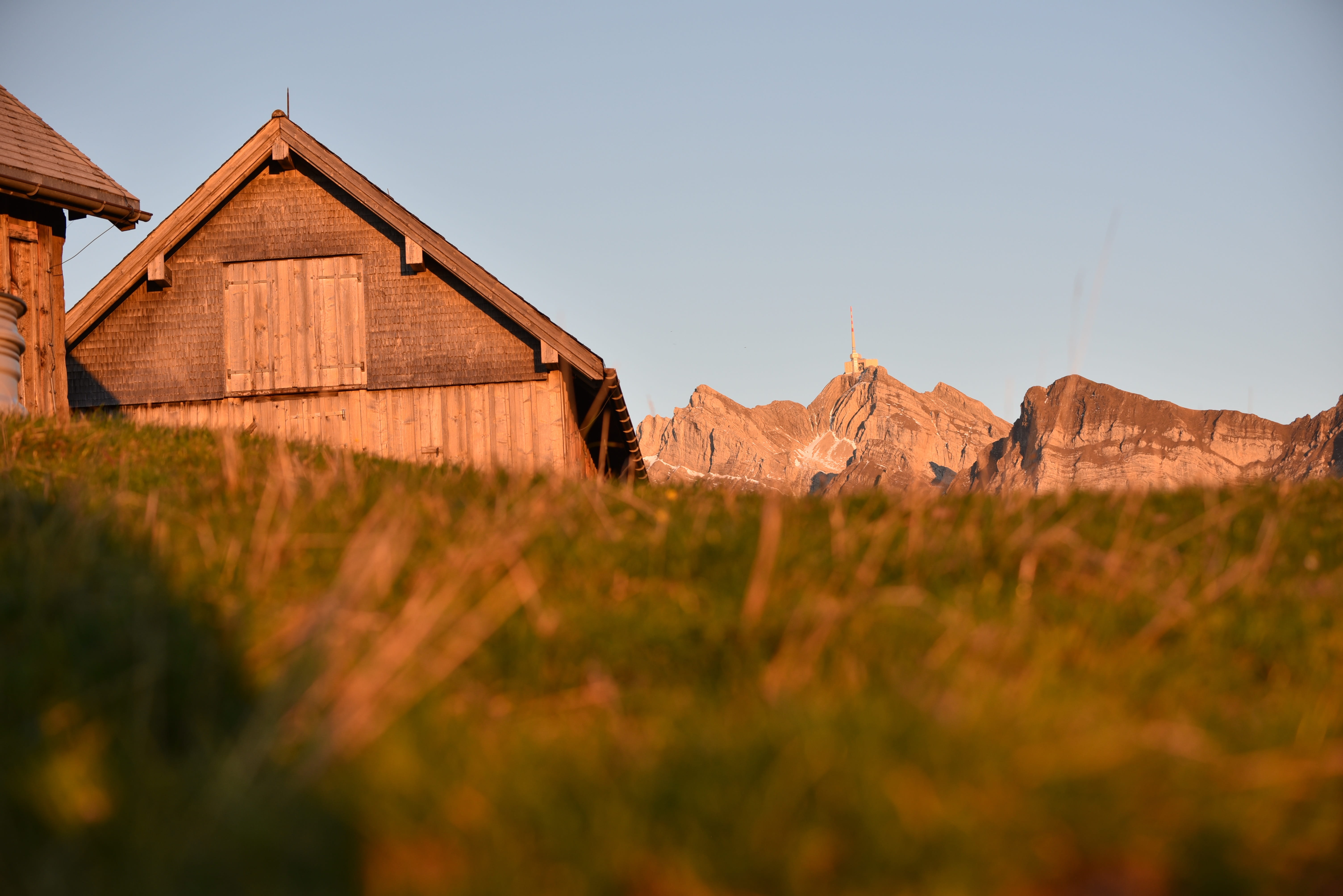 building exterior, säntis, alpstein, environment, no people, landscape, 5K, alpine hut, architecture, alpine, building, solid, beauty in nature, plant, HD Wallpaper
