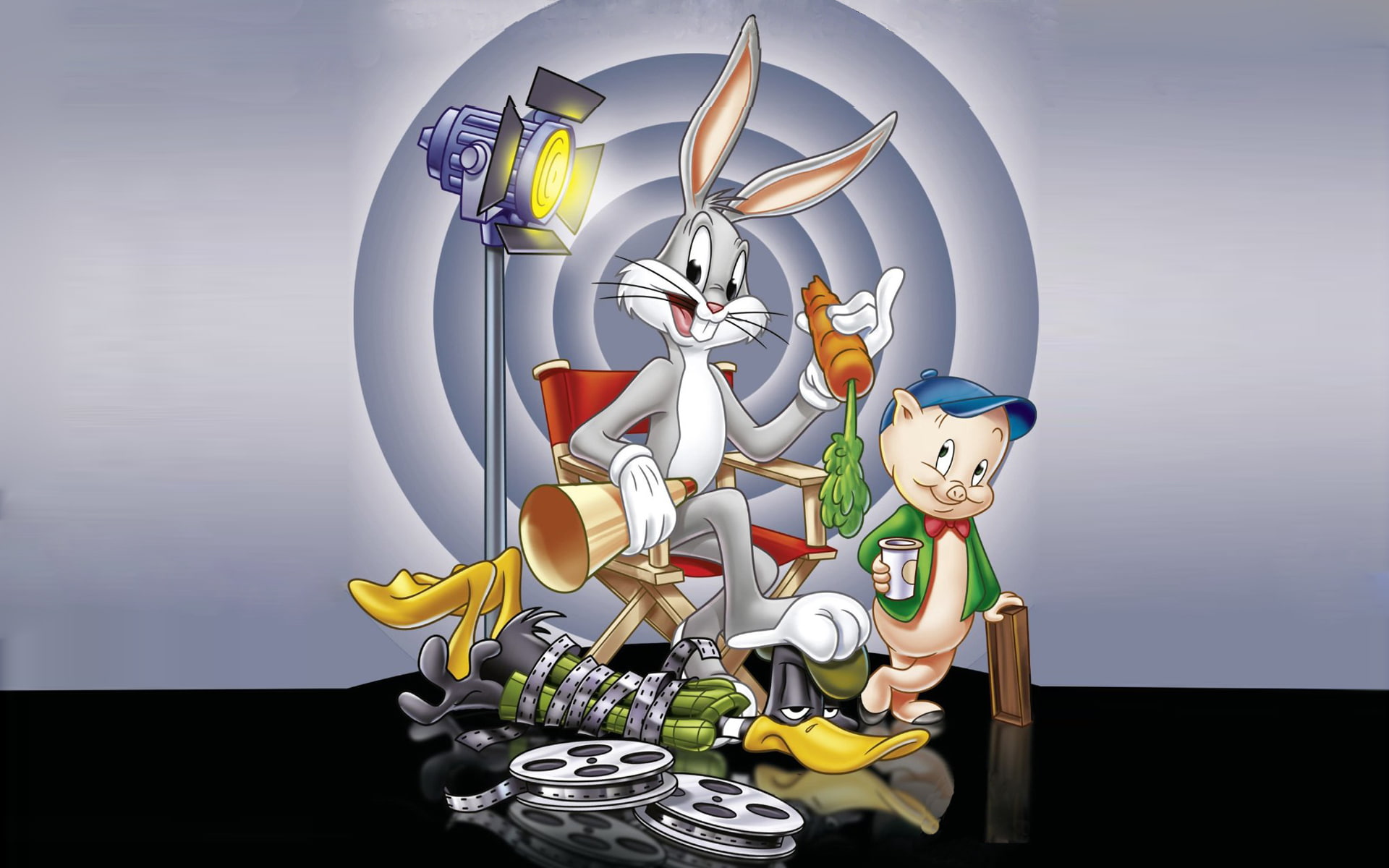 bunny, collection, 1080P, kids, cartoons, bugs, looney, hd, desktop, tunes, series, golden, volume, HD Wallpaper