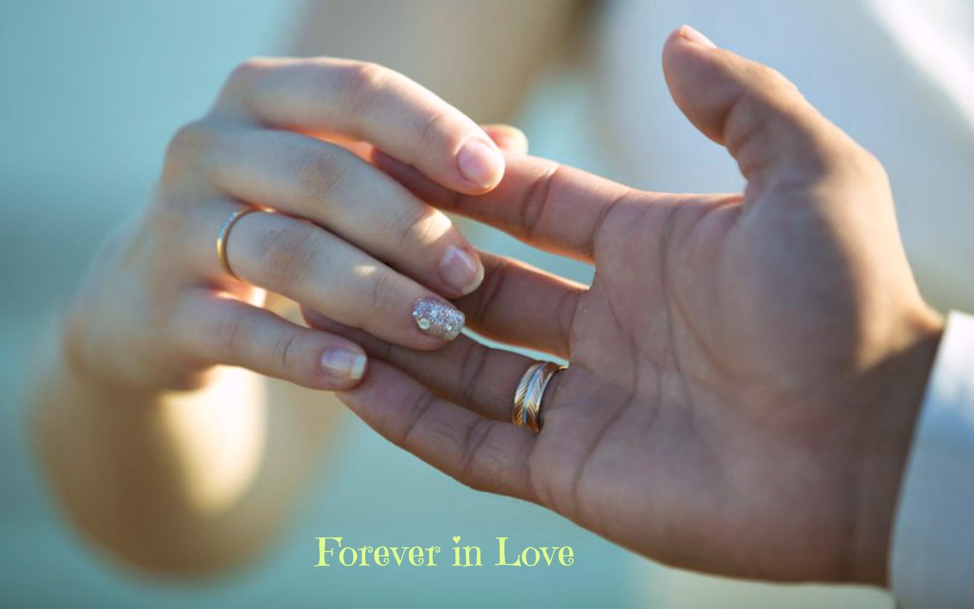 wedding, rings, love, hands, 1080P, forever, HD Wallpaper