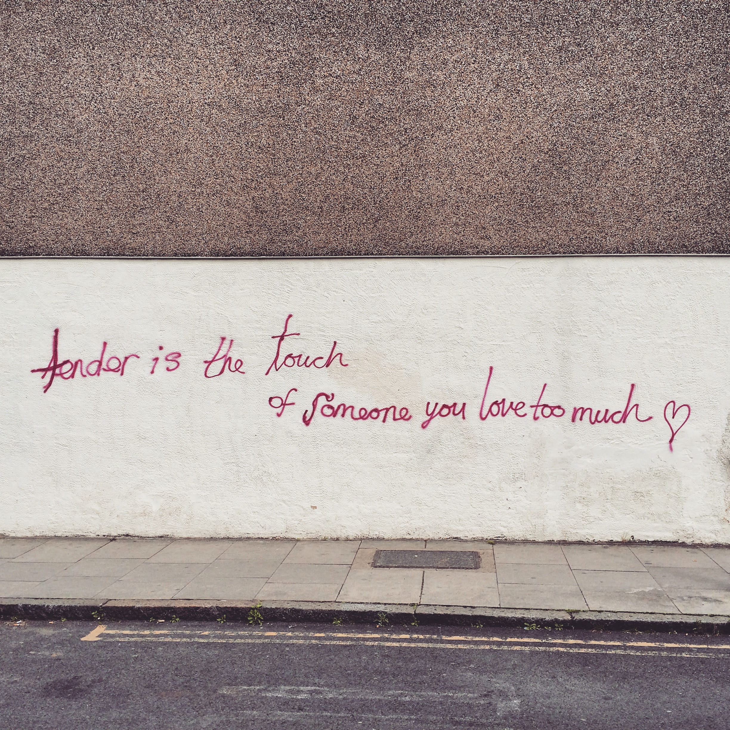 footwear, outdoors, shoe, wall, textured, footpath, day, handwriting, graffiti, pavement, wall - building feature, business card, pink color, clothing, Phone HD Wallpaper