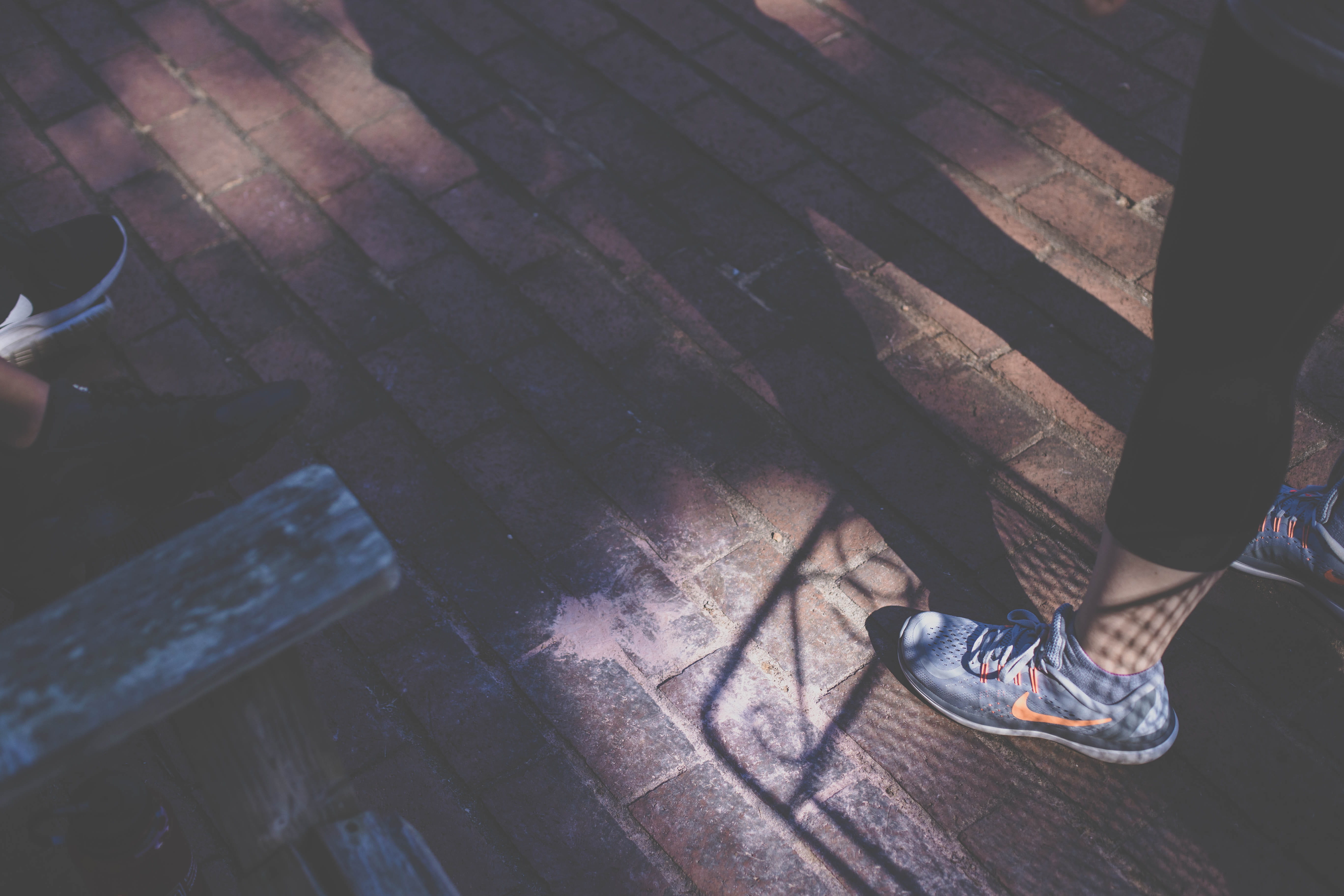 person, women, unrecognizable person, clothing, asphalt, tarmac, sidewalk, body part, running shoe, shoe, outdoors, standing, shoes, human foot, lifestyles, HD Wallpaper