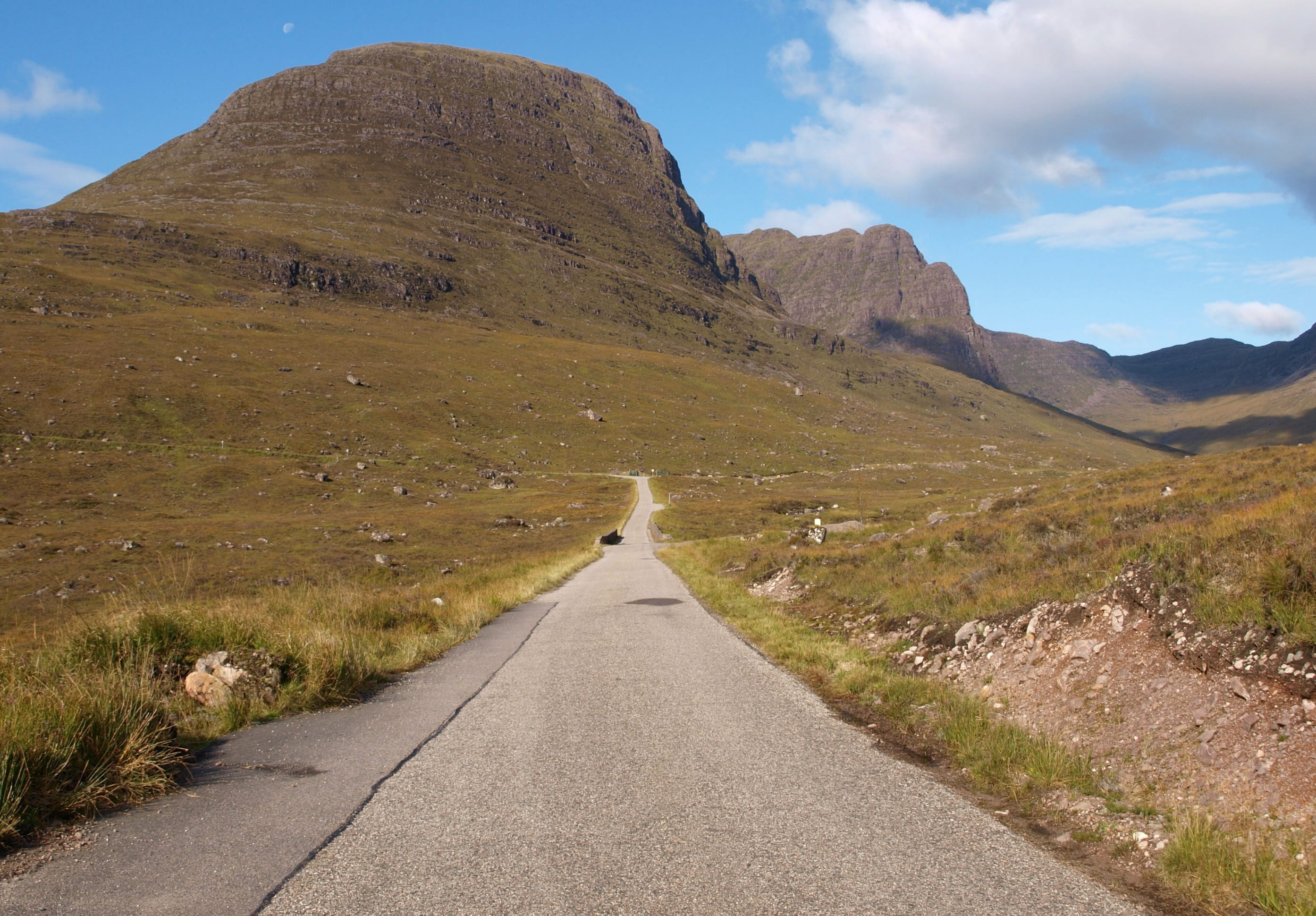 mountain range, cloud - sky, ba, environment, transportation, west coast, highlands, direction, wester ross, non-urban scene, Applecross, remote, beauty in nature, HD Wallpaper