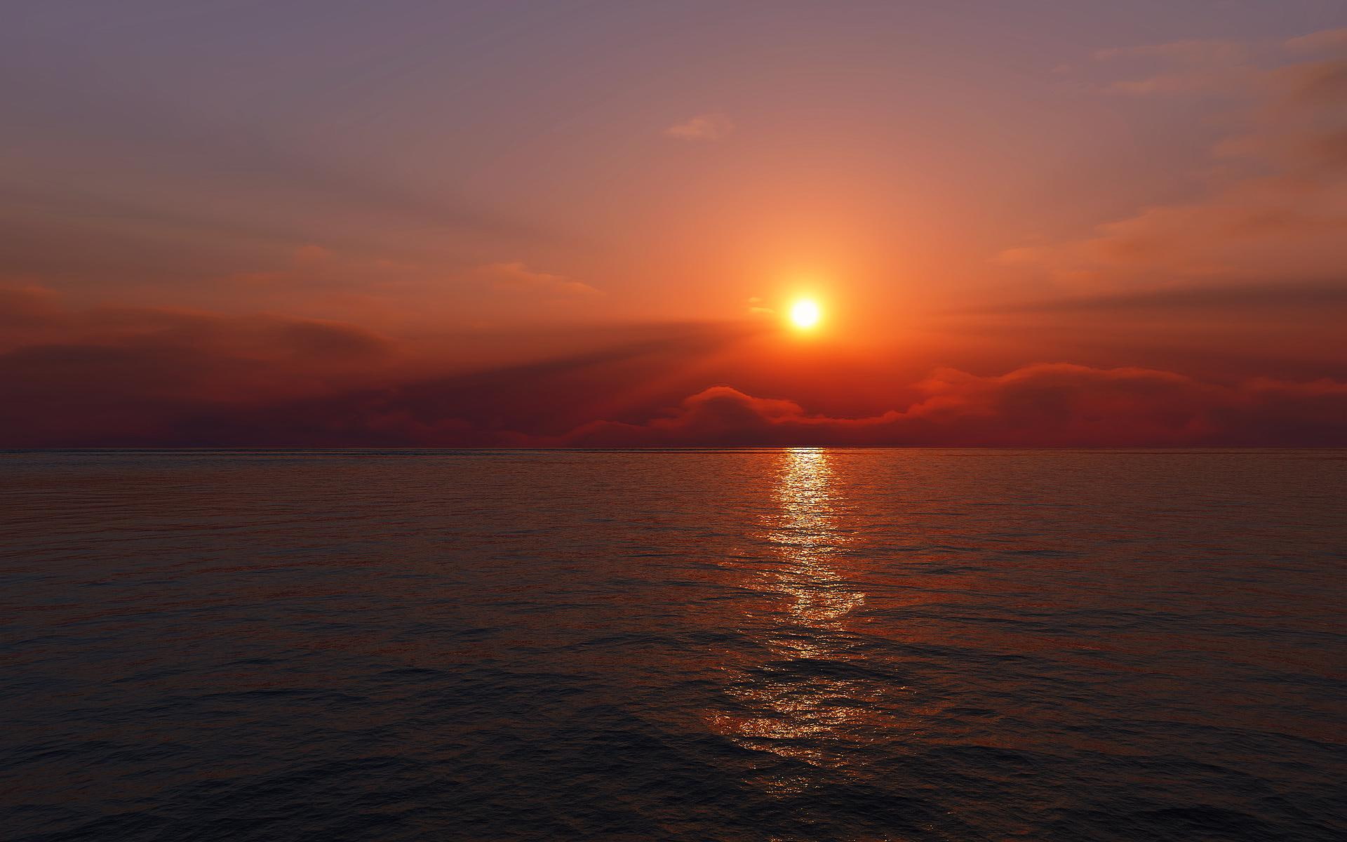 nature and landscape, morning, 1080P, sunrise, HD Wallpaper