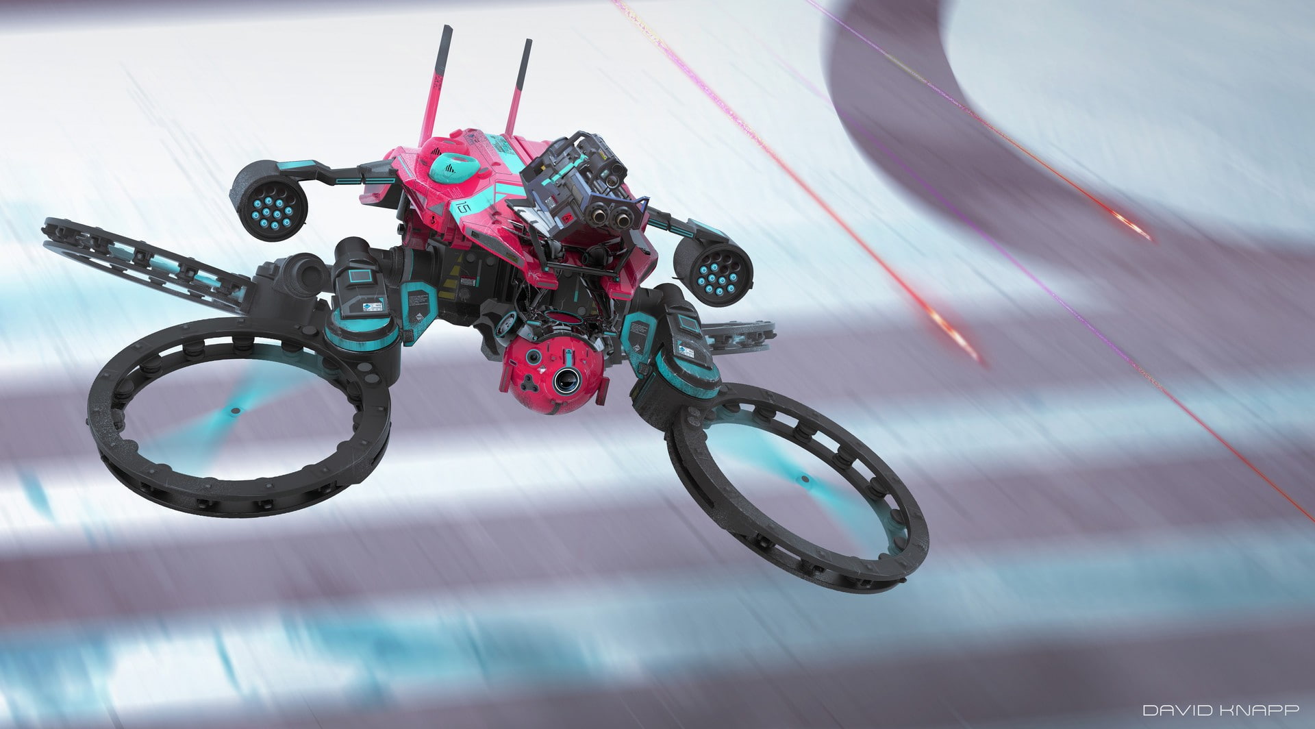 David Knapp, 1080P, science fiction, artwork, HD Wallpaper