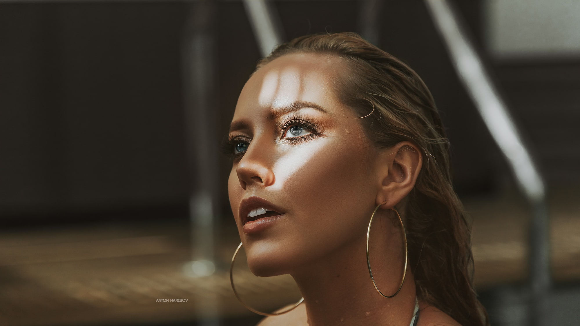 earrings, Girl, look, 1080P, Anton Kharisov, HD Wallpaper