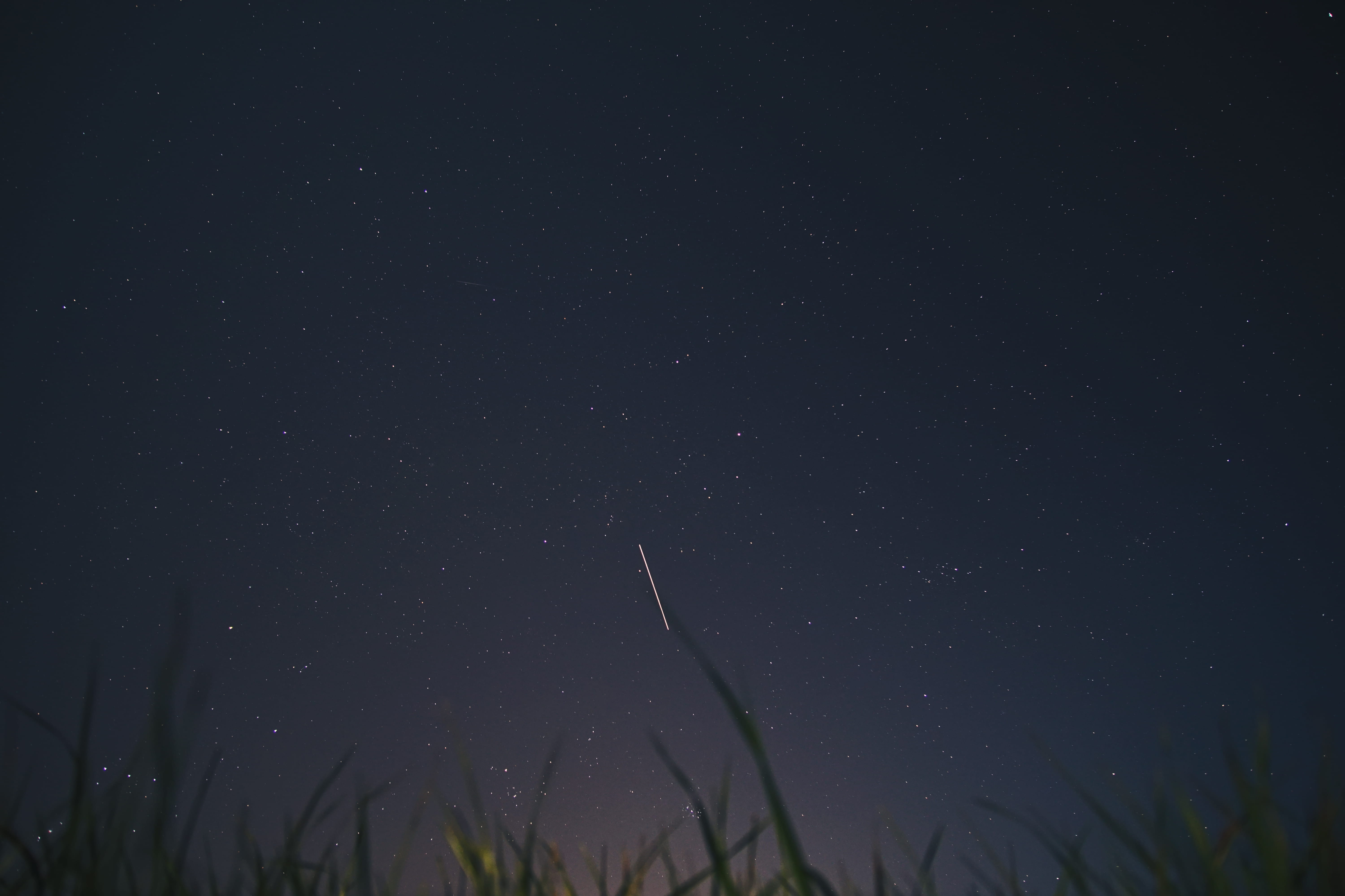 non-urban scene, star - space, grass, rokinon, beauty in nature, constellation, meteorite, space, gradient, samyang, transit, no people, iss, 12mm, station, HD Wallpaper