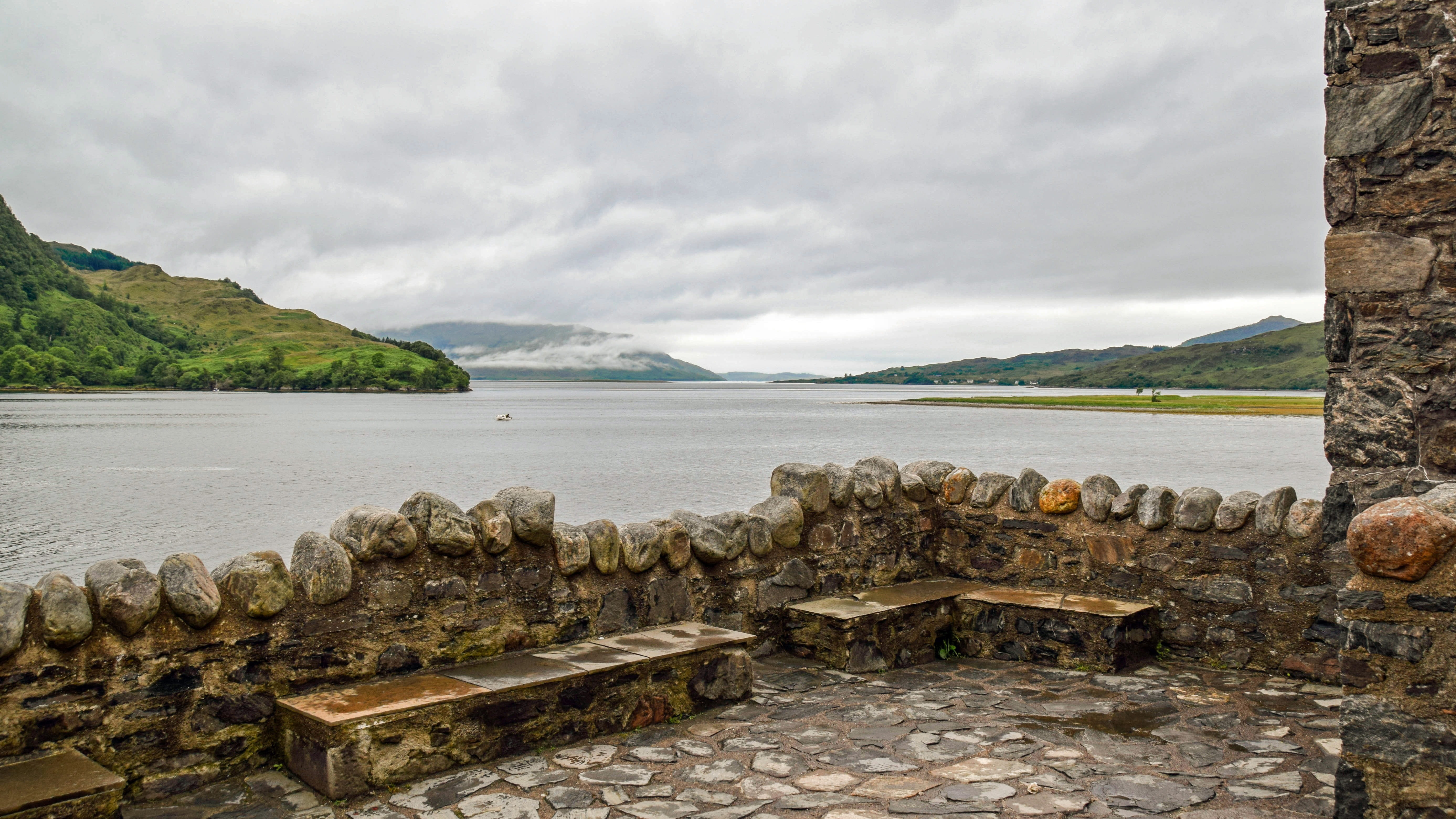 solid, environment, eilean donan castle, day, Highlands And Islands, sky, Scotland, land, historically, nature, landscape, mystical, beauty in nature, scenics - nature, HD Wallpaper