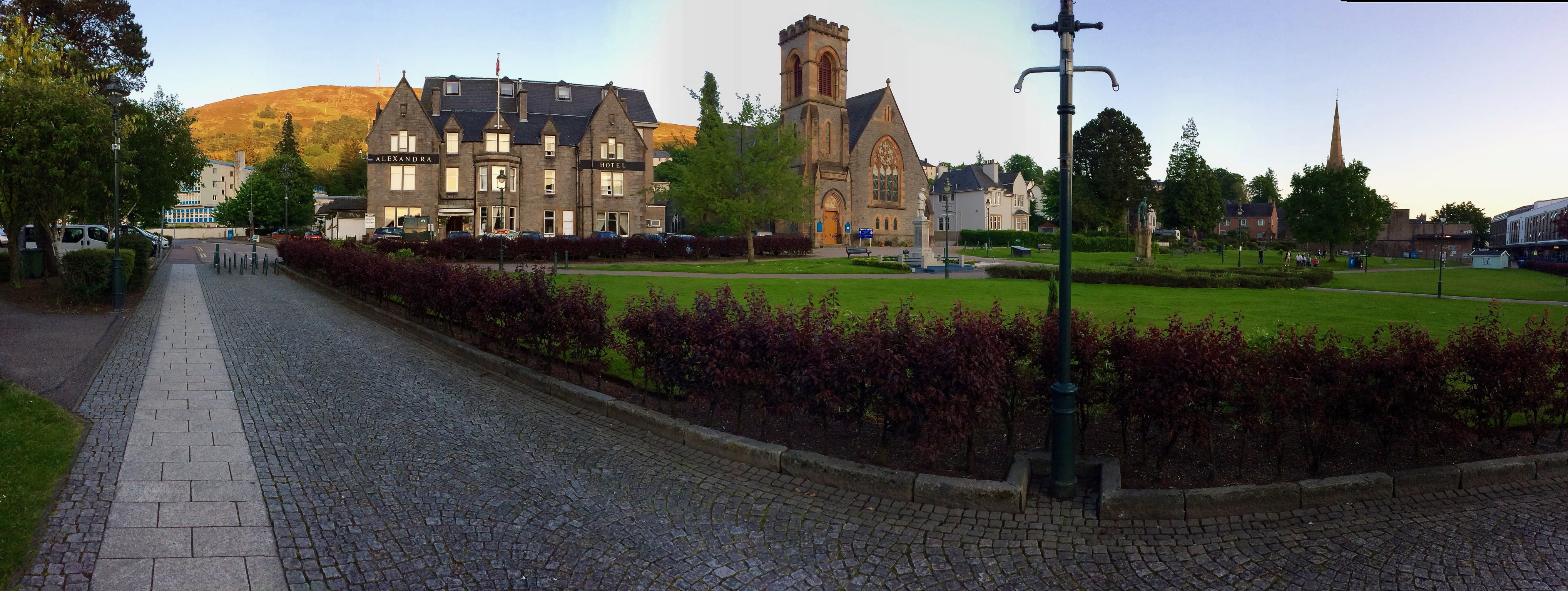 city, residential district, travel destinations, built structure, the past, day, fort william, united kingdom, outdoors, plant, no people, formal garden, HD Wallpaper