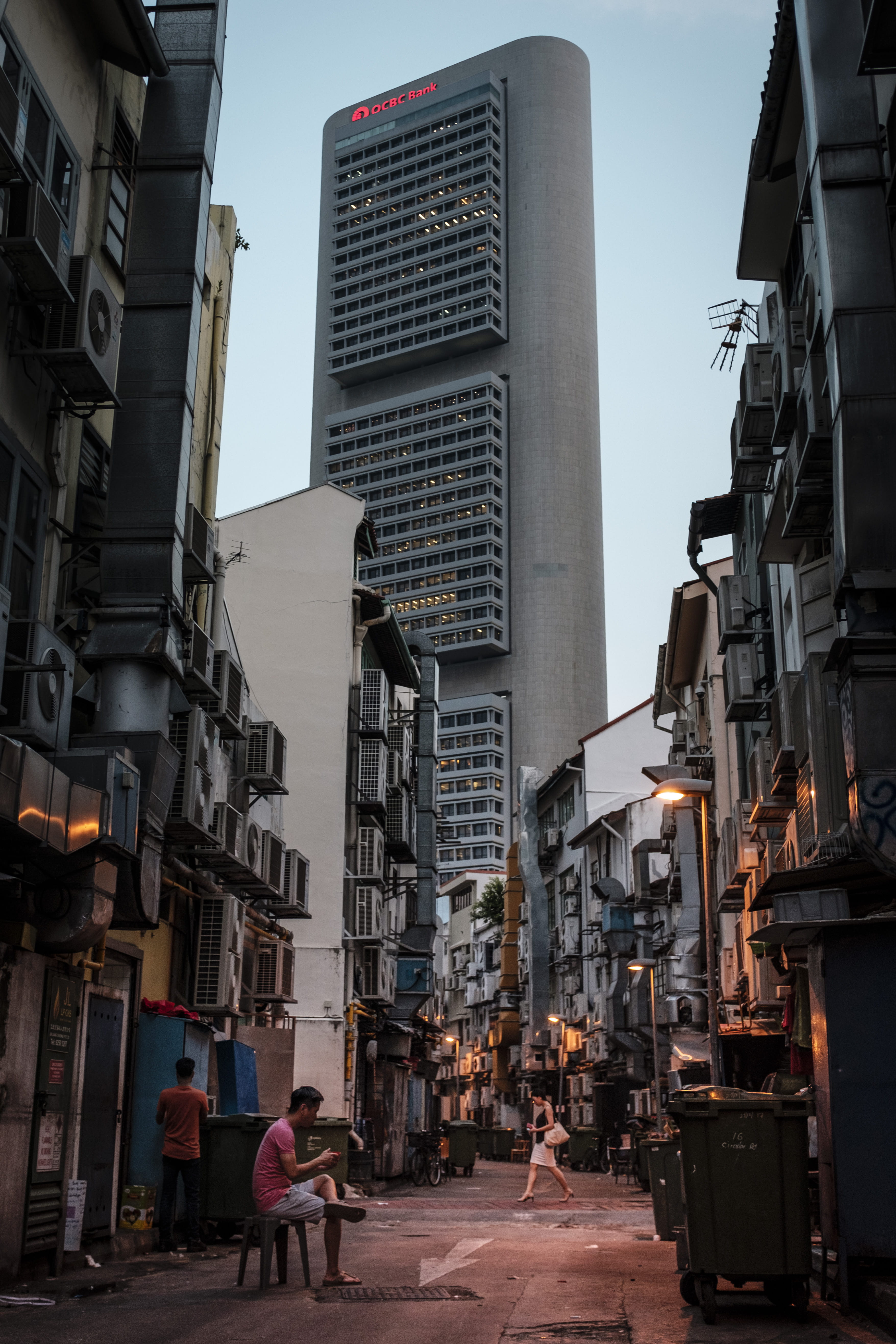 real people, men, office building exterior, buildings, people, 5K, sky, concrete, tower, built structure, downtown, residential district, blue, tall - high, Phone HD Wallpaper