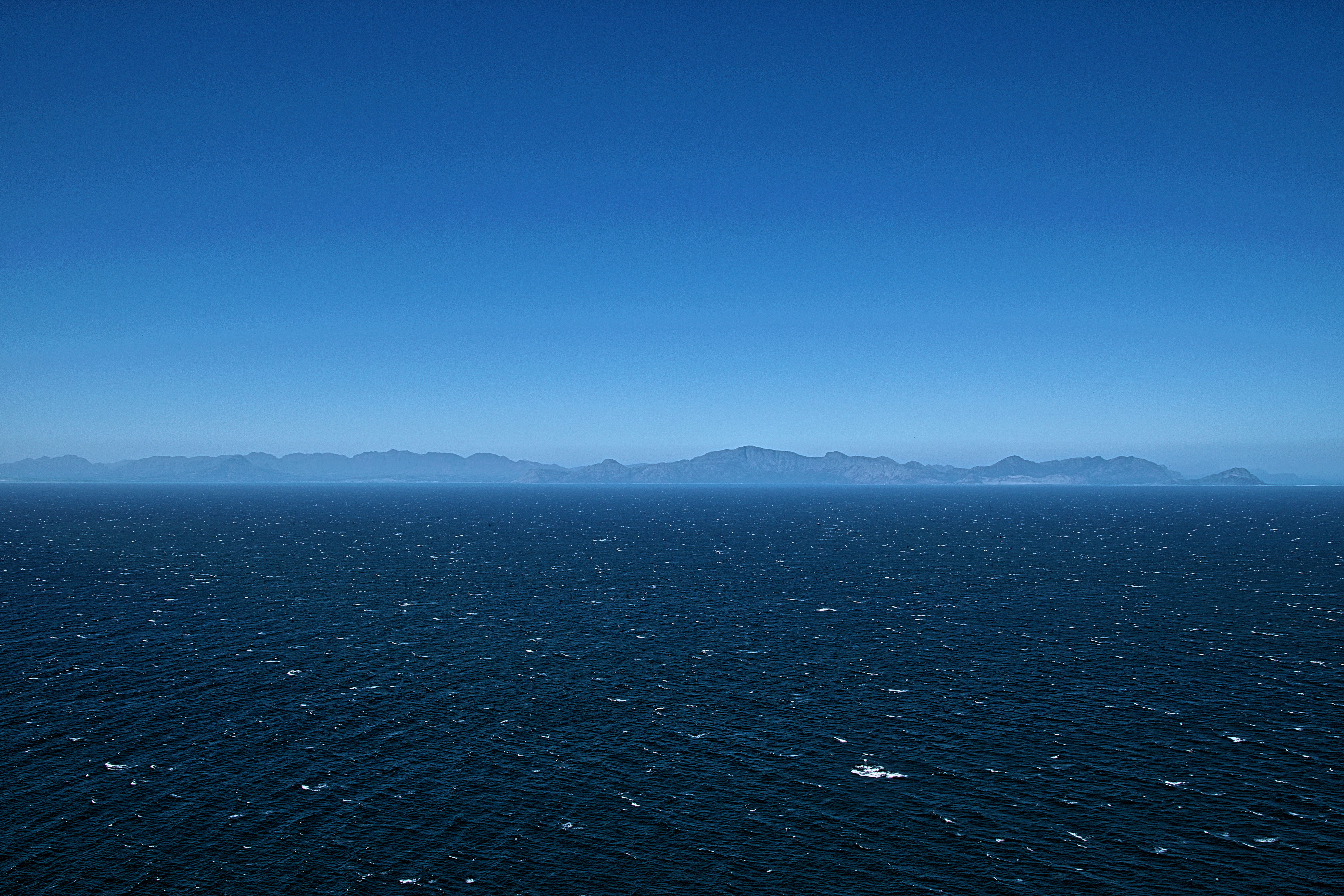 waves, cape point, tranquility, city, south africa, distance, wave, nature, ocean, water, cape town, no people, screensaver, mountains, background, cityscape, HD Wallpaper