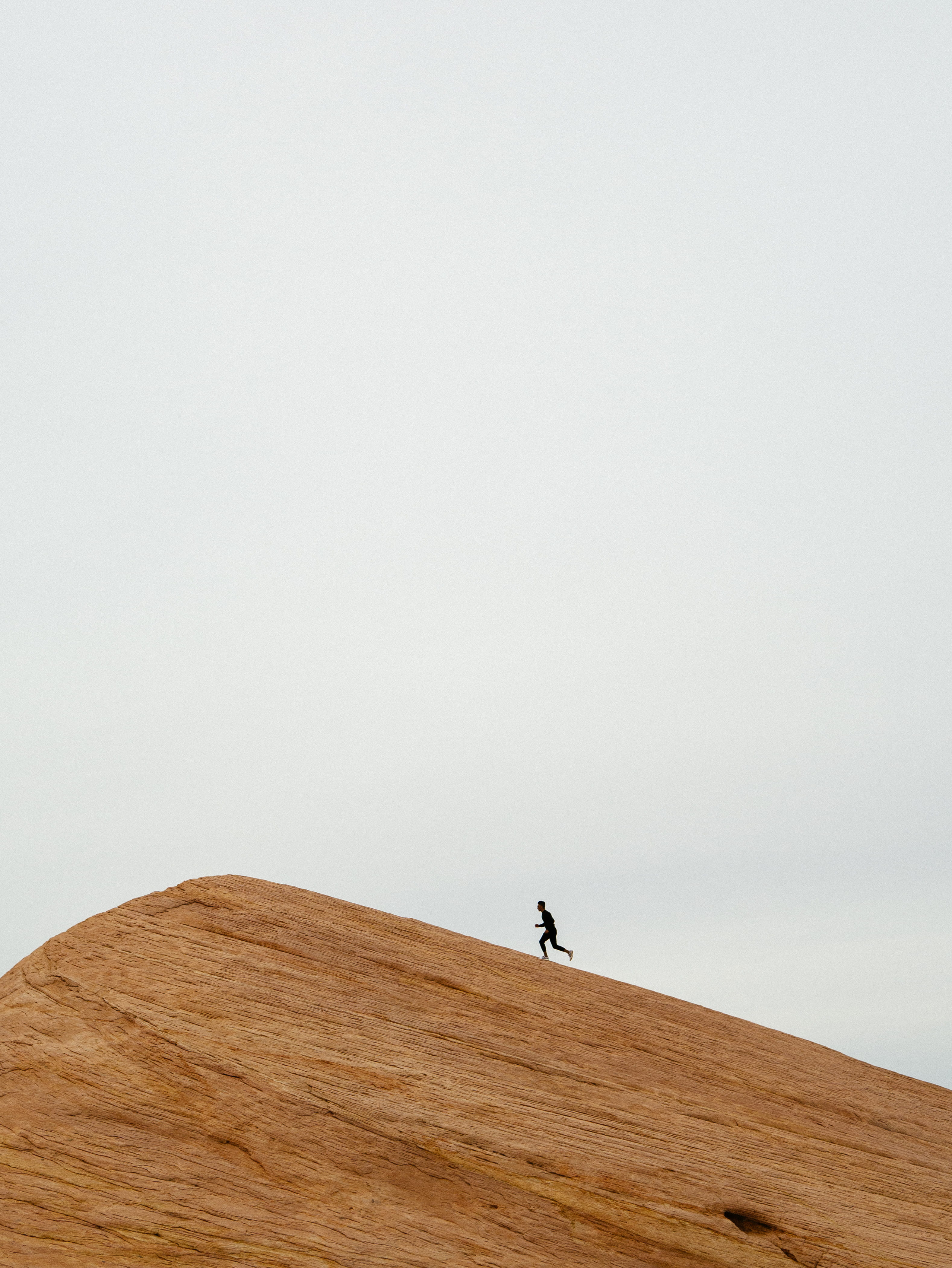 remote, climate, one person, environment, copy space, lifestyles, scenics - nature, arid climate, standing, day, tranquility, landscape, 4K, peak, daytime, Phone HD Wallpaper