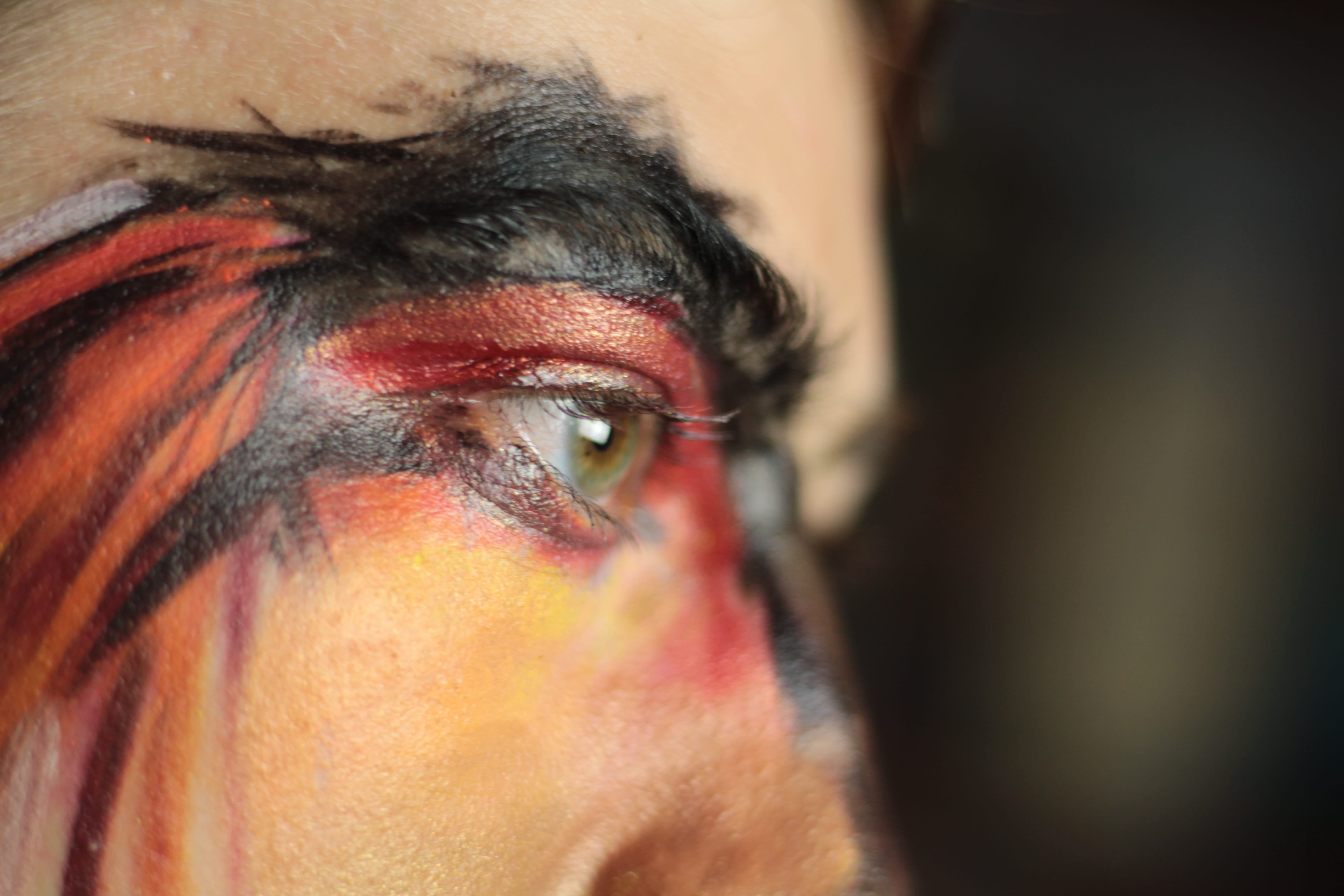 human face, headshot, human eye, germany, contemplation, males, one person, eyelash, makeupartist, bremen, makeup, makeupart, phoenix, art, selective focus, HD Wallpaper