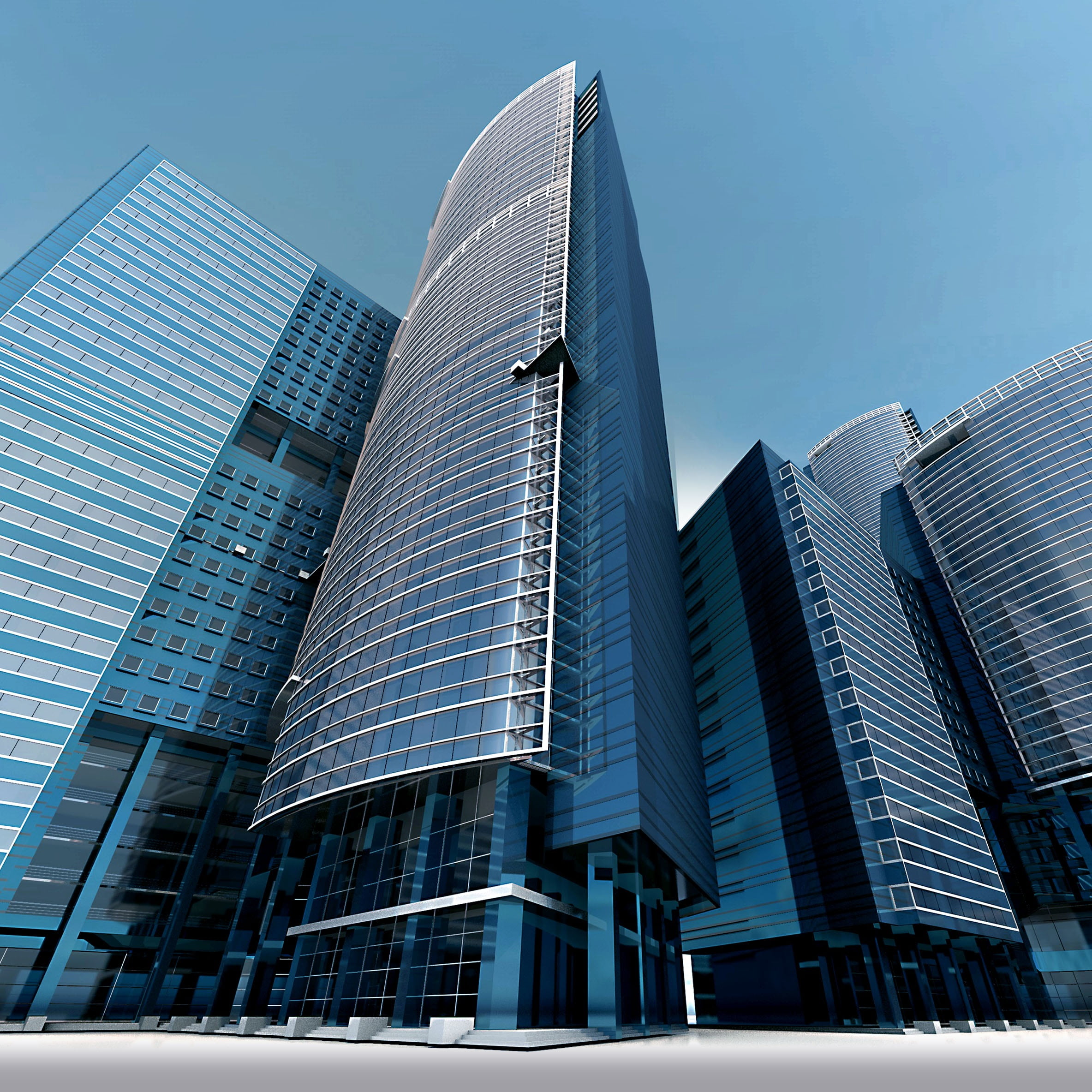 building exterior, travel destinations, construction work, skyline, rendering, skyscraper, urban planning, office, built structure, city, eye, computer graphics, Phone HD Wallpaper