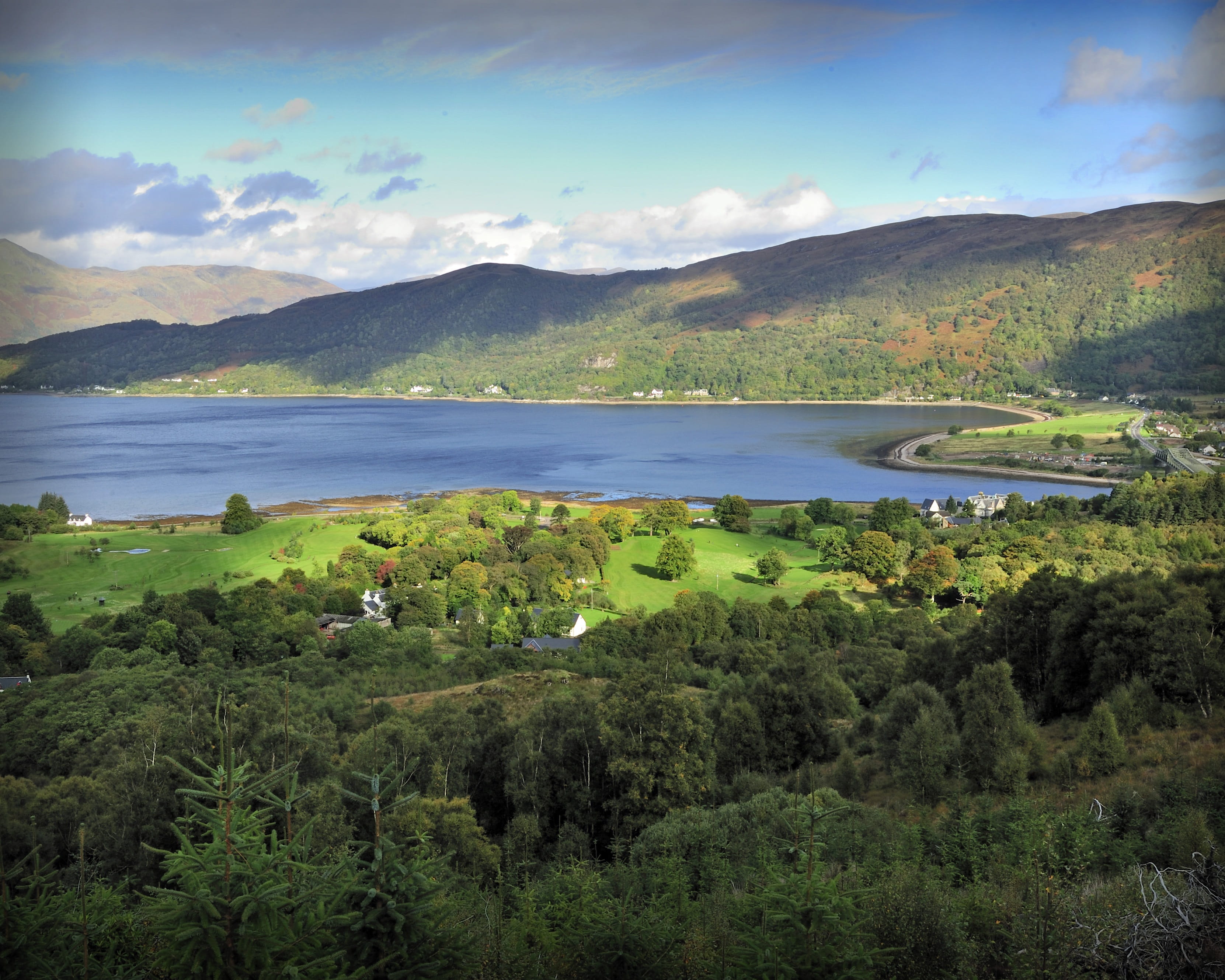 cloud - sky, Scotland, sky, scenics, water, tranquility, idyllic, highlands, loch, tranquil scene, mountain range, growth, nature, beauty in nature, no people, HD Wallpaper