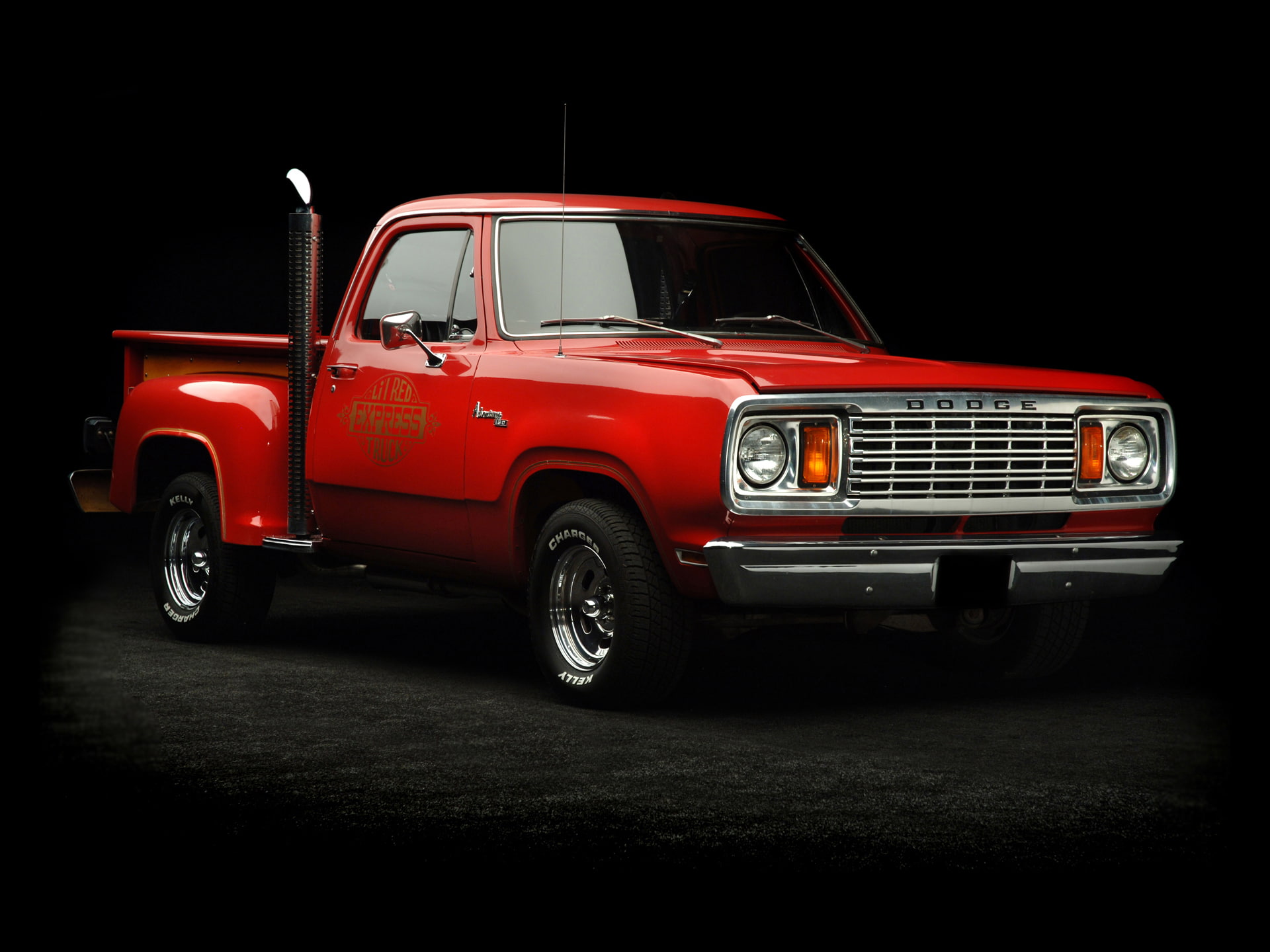 1978, dodge, red, rod, rods, adventurer, 1080P, express, classic, hot, truck, pickup, li 039 l, HD Wallpaper