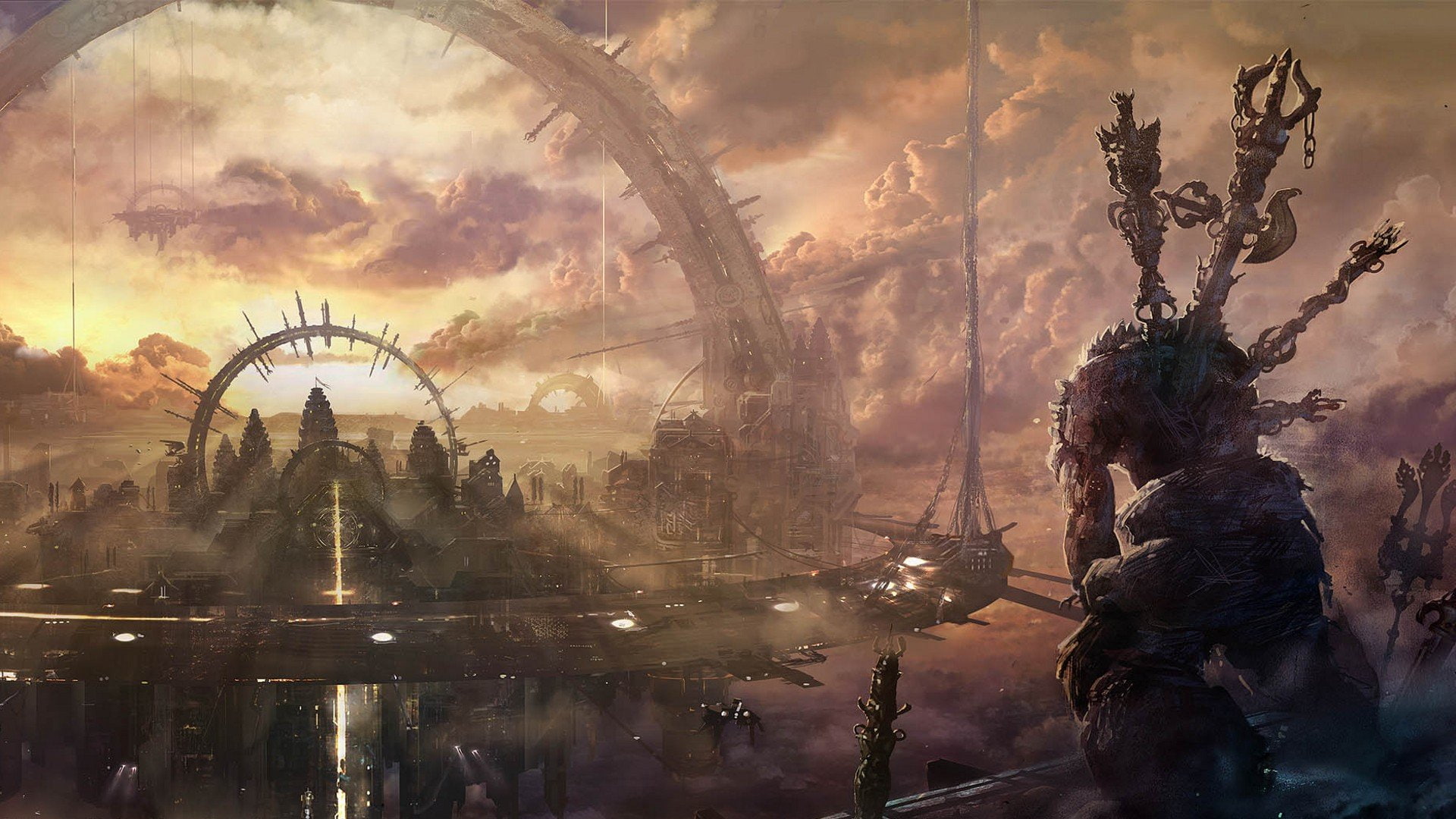 video, cityscapes, fantasy, games, asura 039 s, 1080P, wrath, art, HD Wallpaper