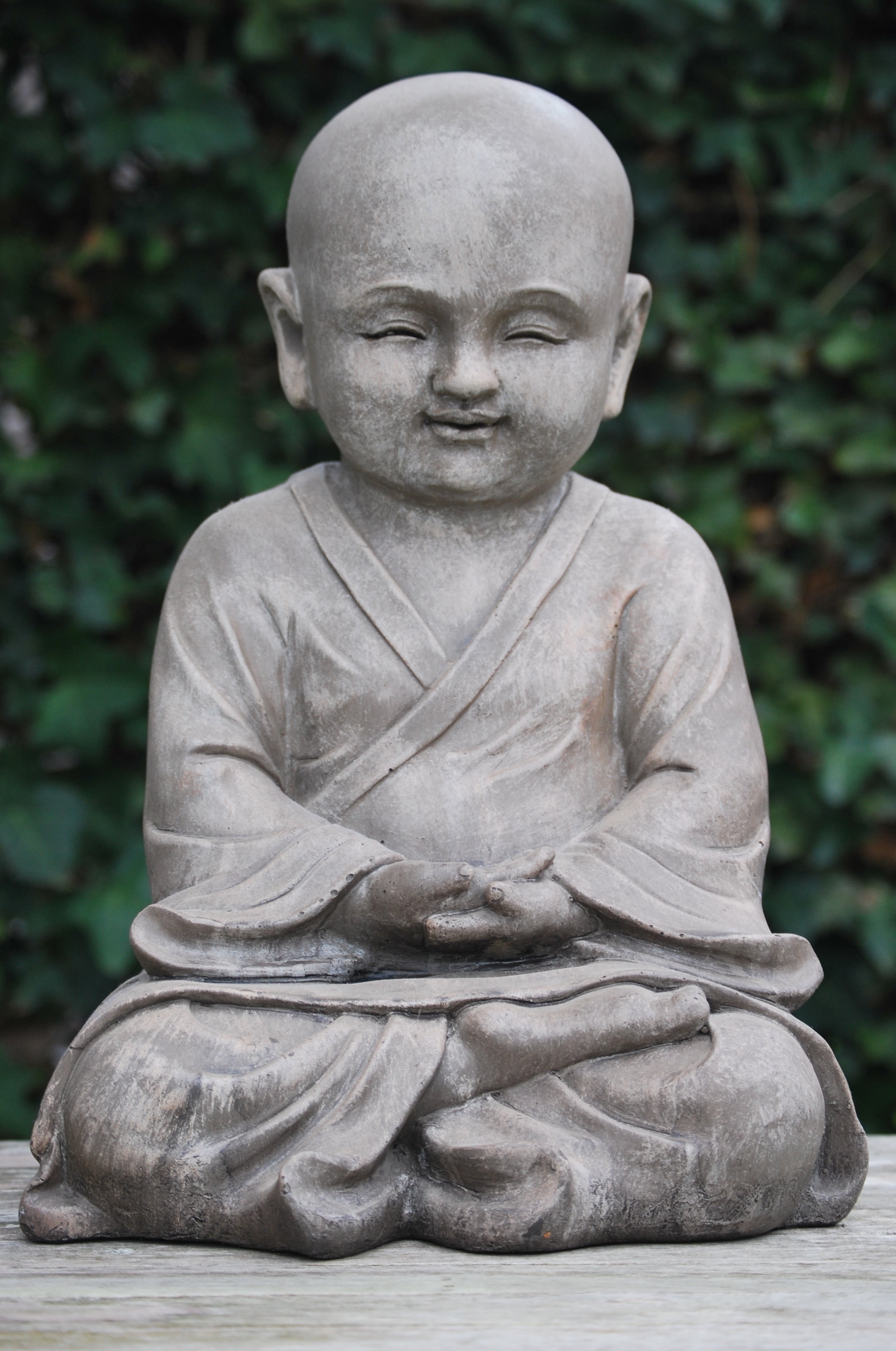 outdoors, creativity, front view, angel, belief, zen, sitting, craft, lotus, 2K, image, male likeness, position, statue, monk, spirituality, representation, Phone HD Wallpaper