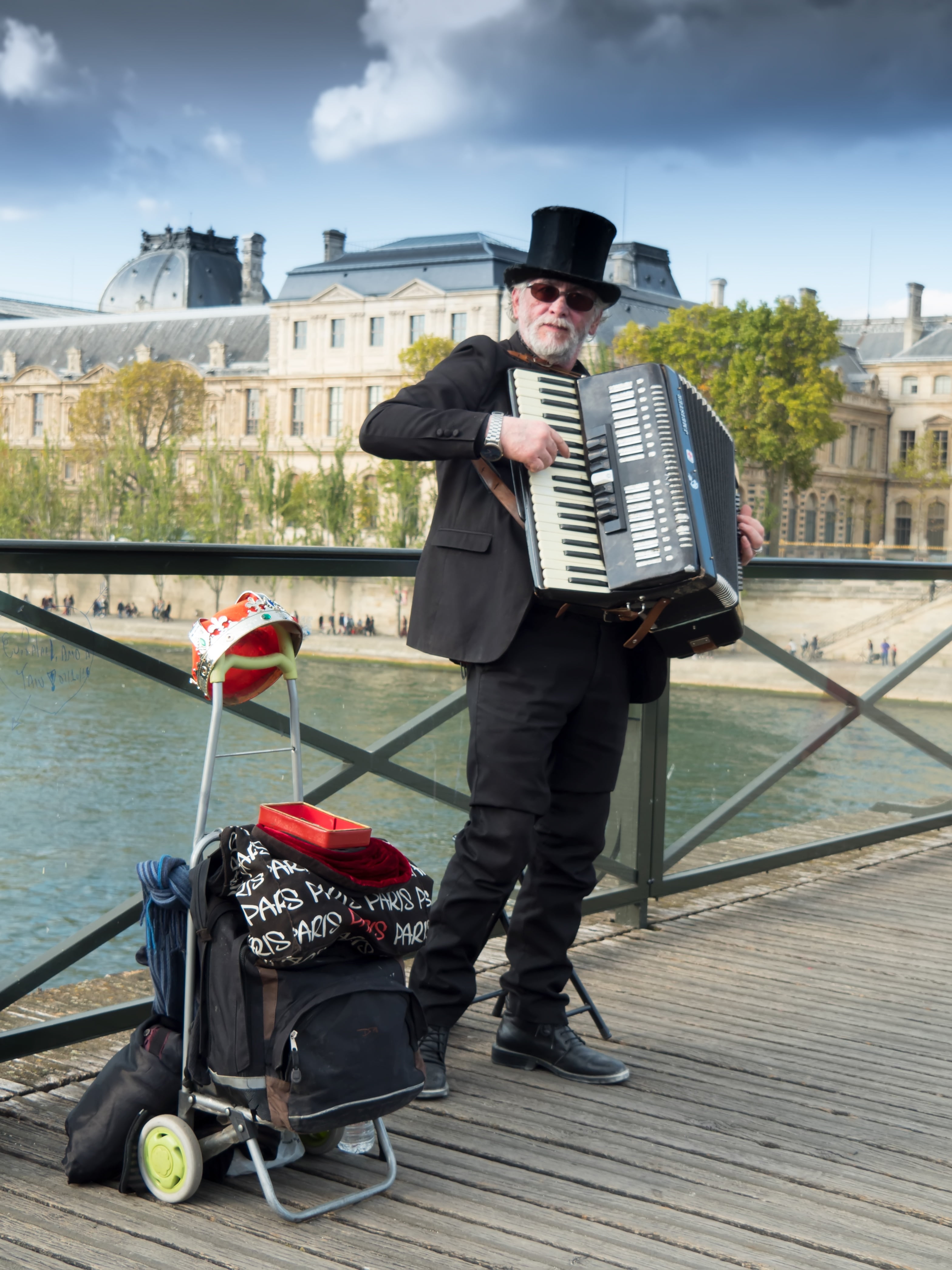 real people, young men, musical, leisure activity, street, accordion, architecture, canal, happy, front view, street musicians, artist, music, people, playing, Phone HD Wallpaper